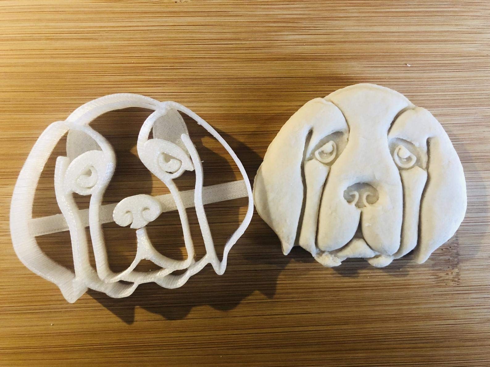 Saint Bernard Cookie Cutter And Dog Treat Cutter - Face - 3 Inch