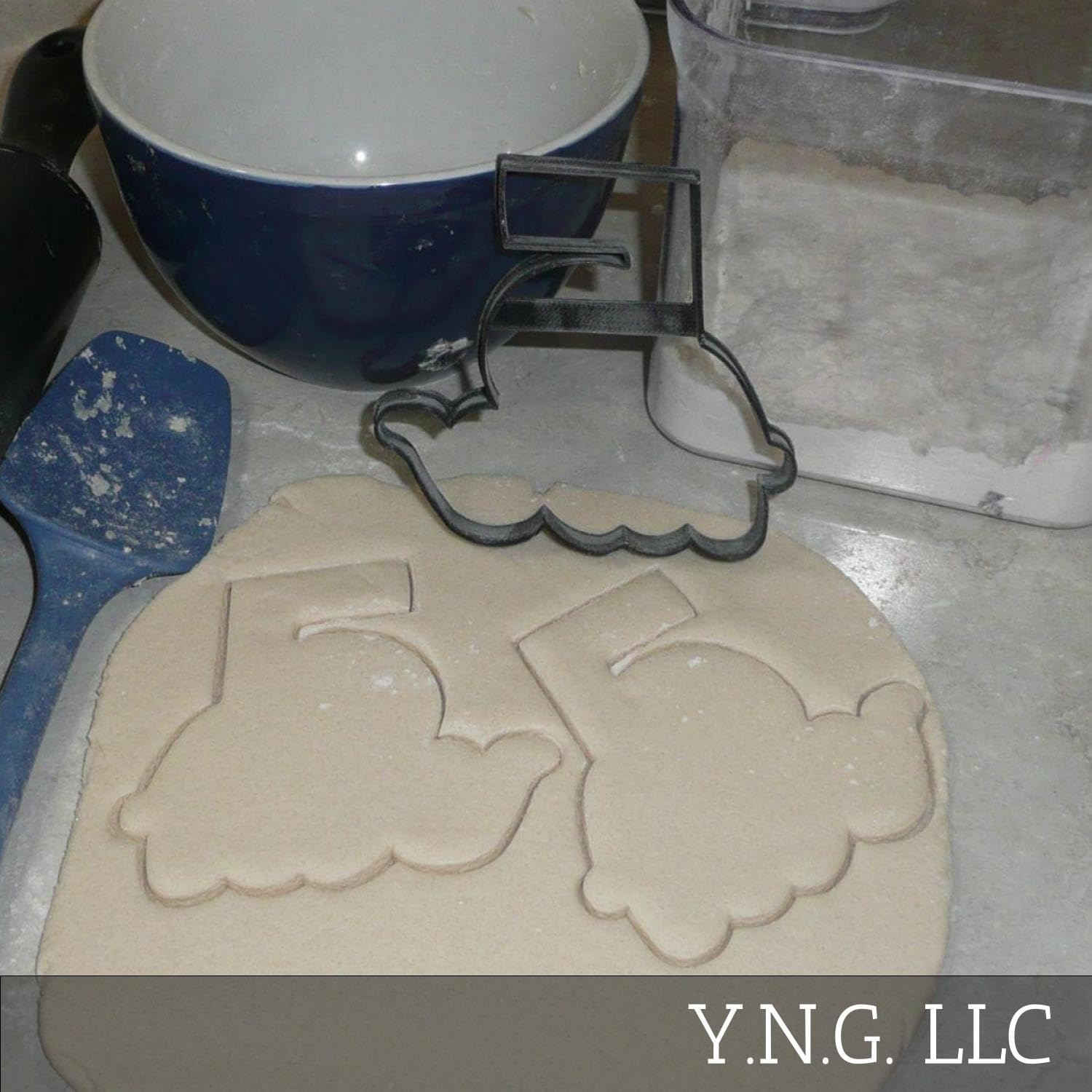Fancy Number Five 5 With Word Outline Birthday Anniversary Cookie Cutter Made In Usa Pr3005