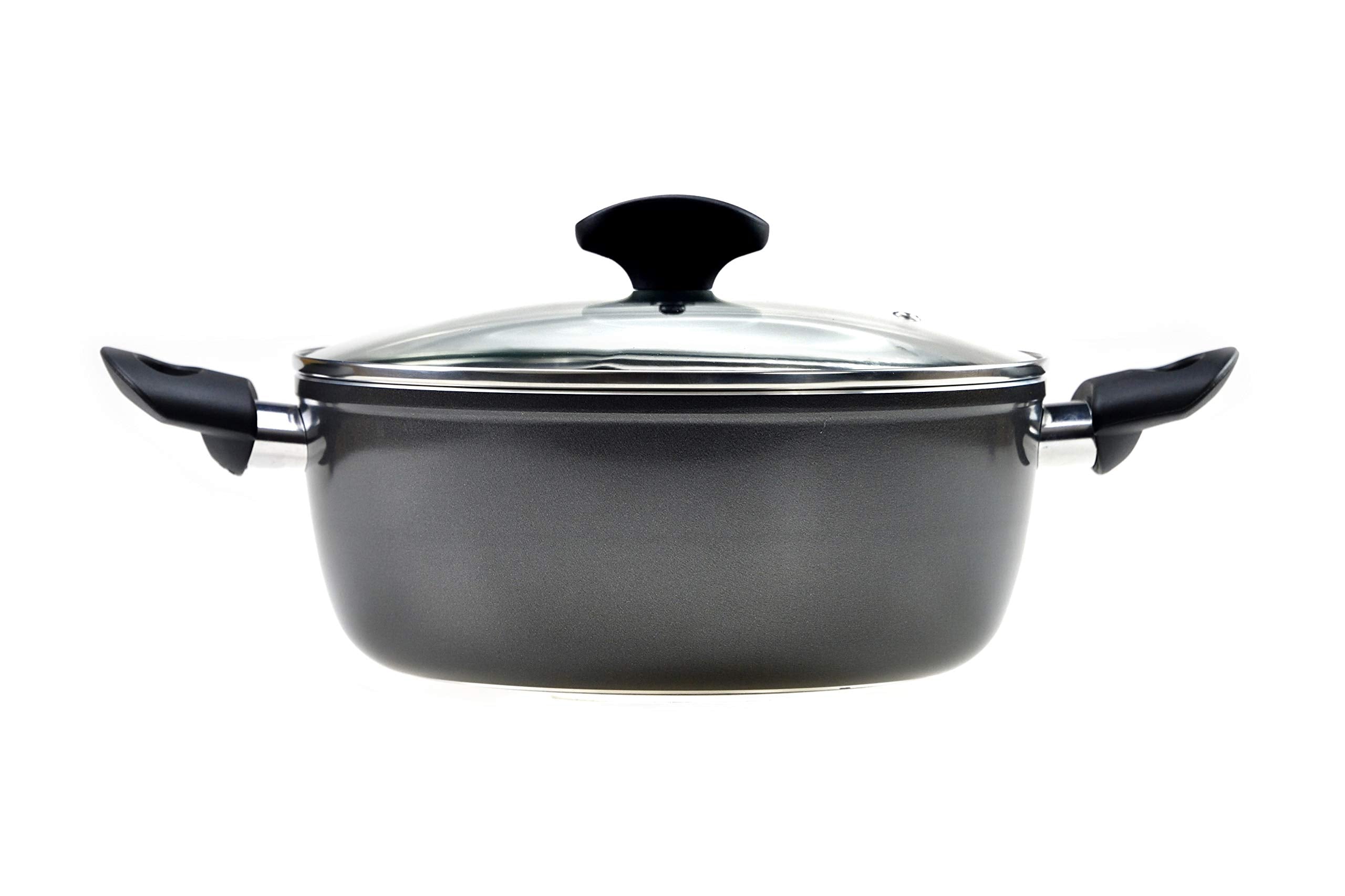 Ravelli Italia Linea 85 Non Stick Induction Stock Pot, 5 Quart