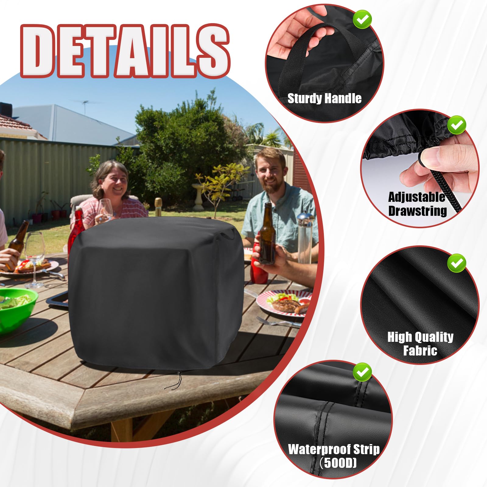Rilime Pizza Oven Cover Compatible With Halo Versa 16 Pizza Oven,Waterproof Pizza Oven Indoor Outdoor Covers(Cover Only)