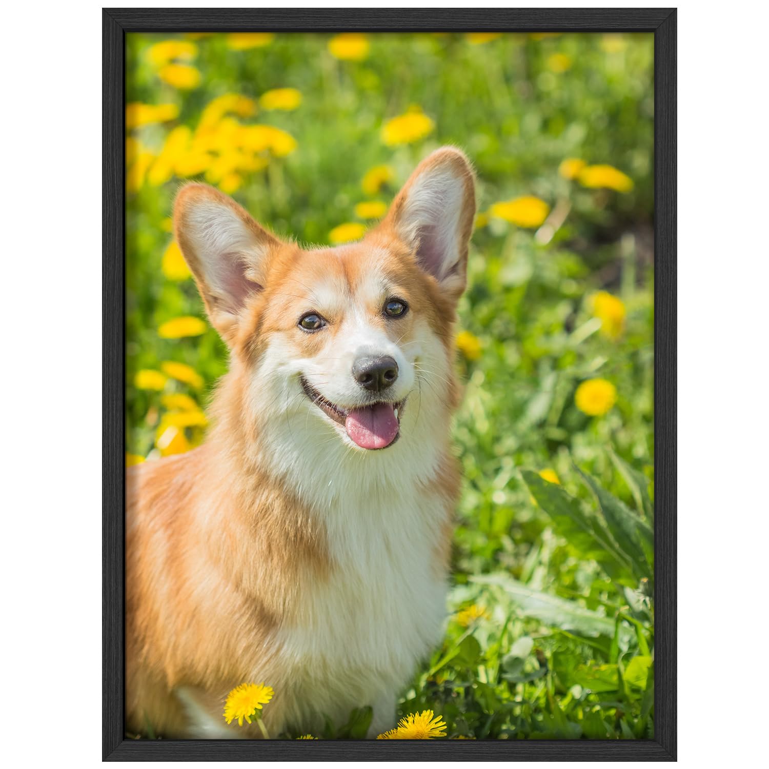 Nwt Custom Framed Poster Prints With Your Any Photos, Personalized Canvas Pictures For Wall To Print Framed - 11''X14'' Black