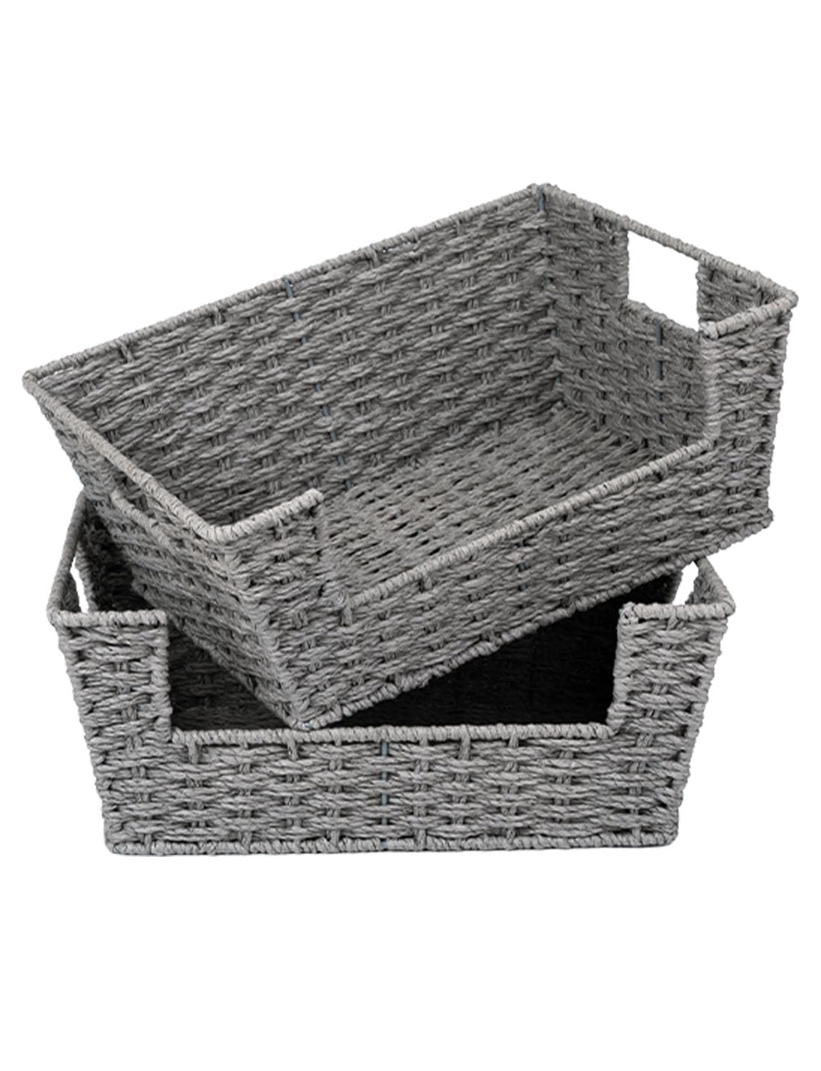 Storageworks Wicker Baskets For Storage, Pantry Baskets Organization And Storage, Pantry Storage Baskets, Handwoven Wicker Baske