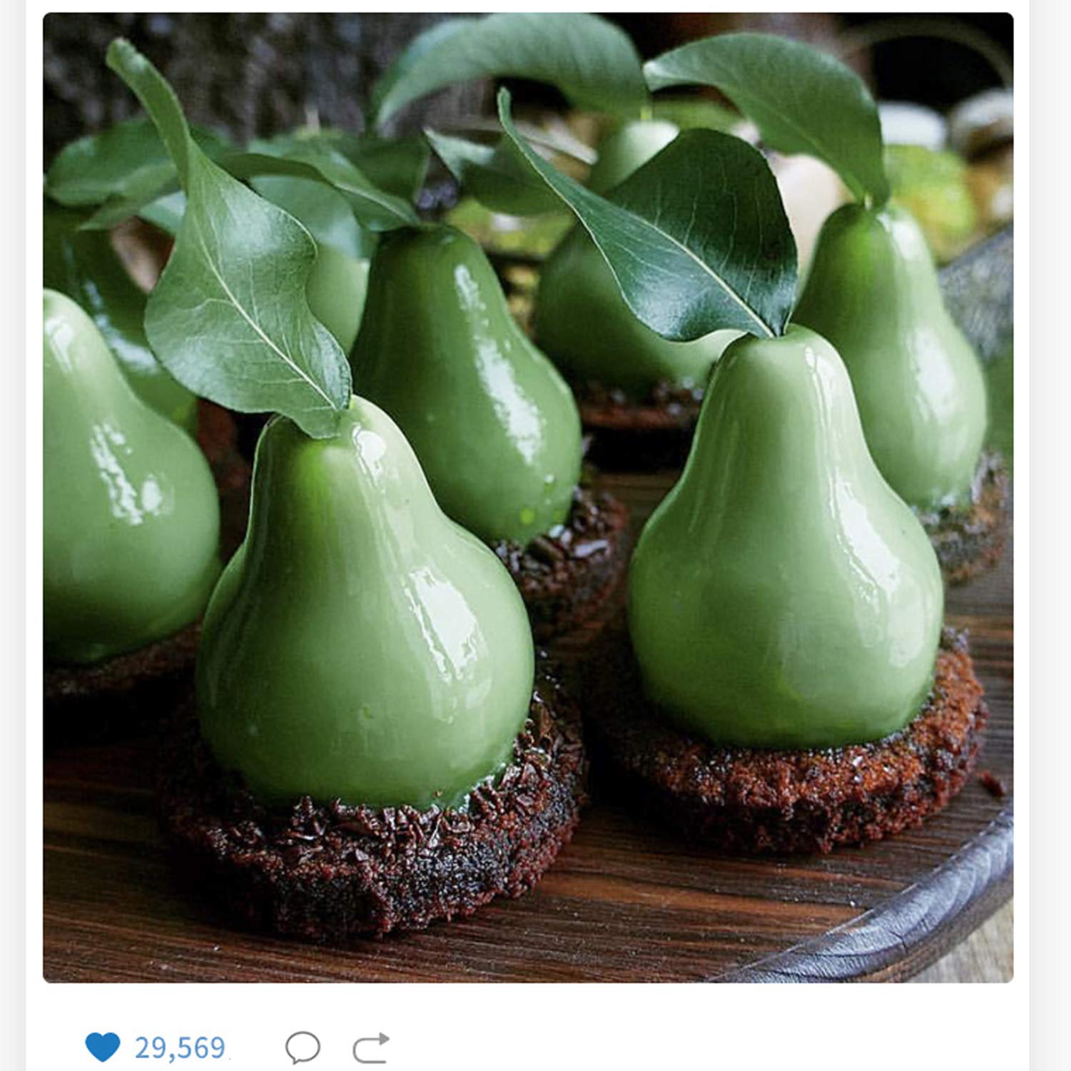 Ocpo Kitchen 3D Pear Silicone Mold For Baking Mousse Cake, 3D Fruit Silicone Mold For Cakes, French Dessert Mold, Ice Cream, Cak