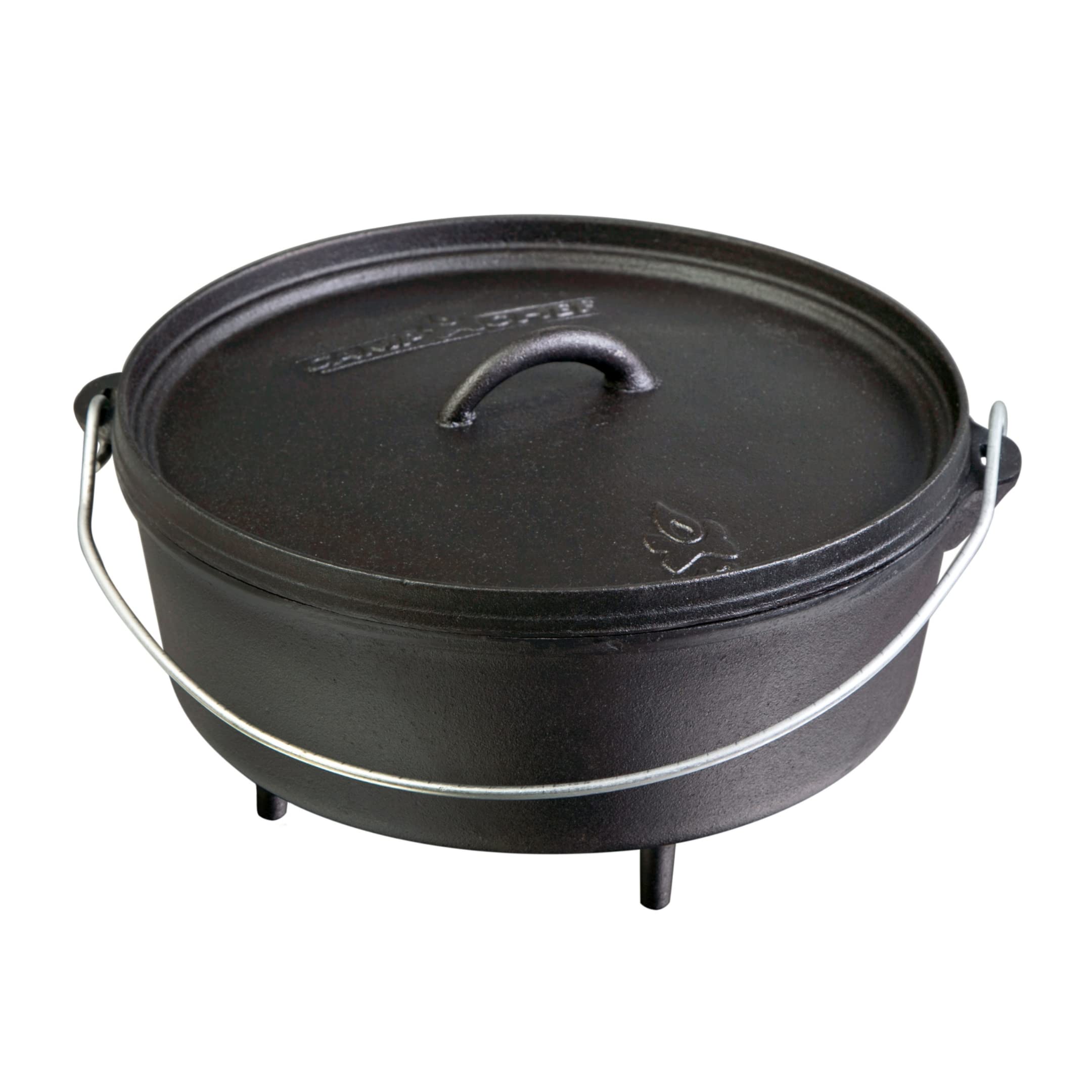 Camp Chef Classic 10 Dutch Oven - Cast Iron Dutch Oven Pot With Lid For Indoor & Outdoor Cooking - 10'' Dutch Oven - 4 Quarts