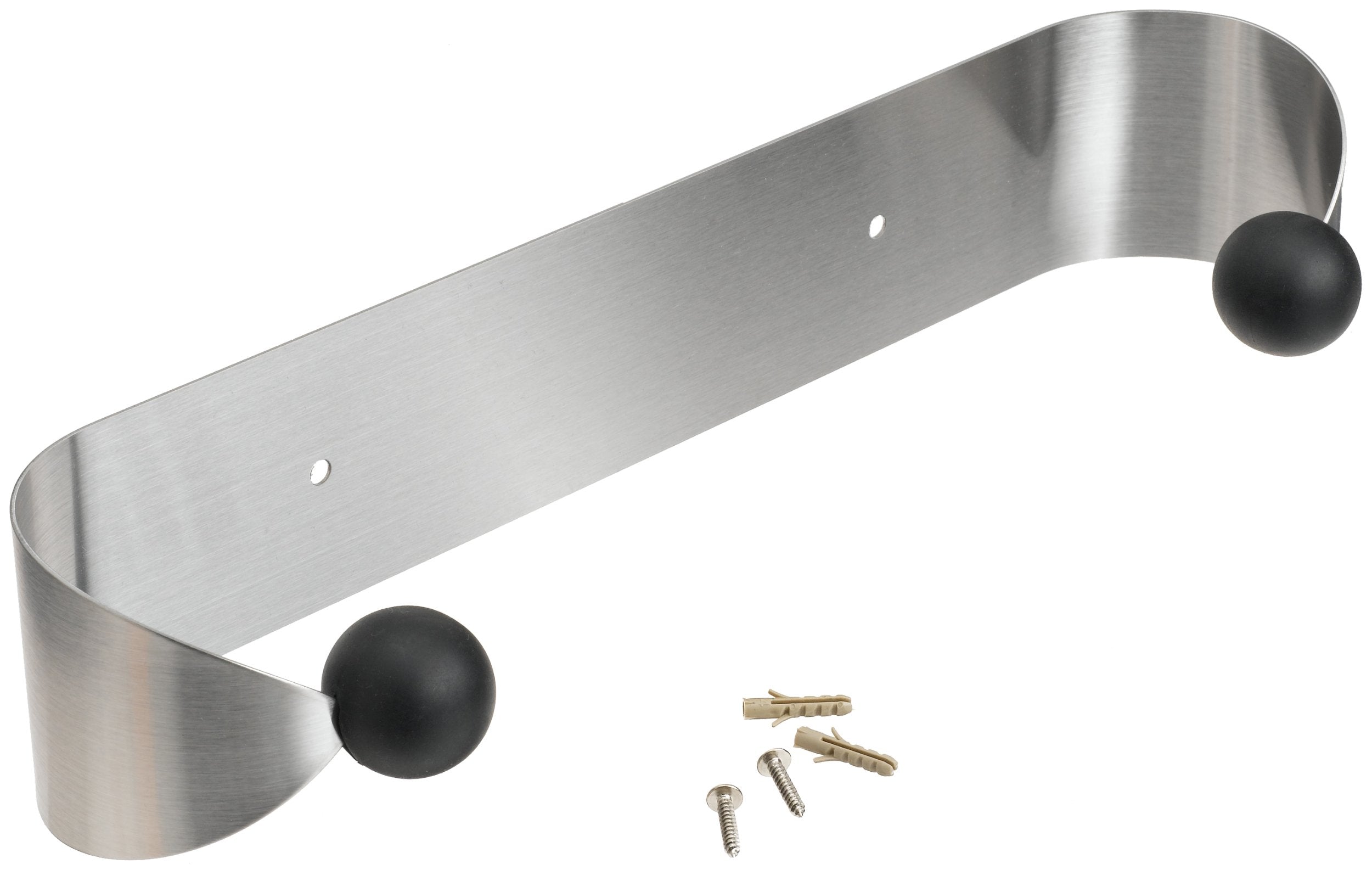 Prodyne Under Cabinet Paper Towel Holder, Silver And Black Small