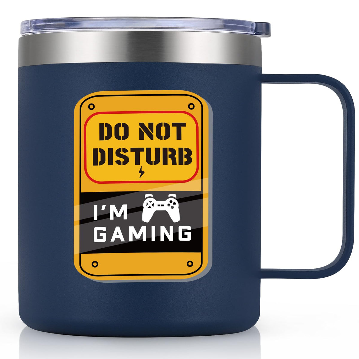 Qtencas Gamer Gifts for Teen Boys, I'm Gaming Do Not Disturb Stainless Steel Coffee Mug Travel Mug, Gamers Gifts for Men Boyfrie