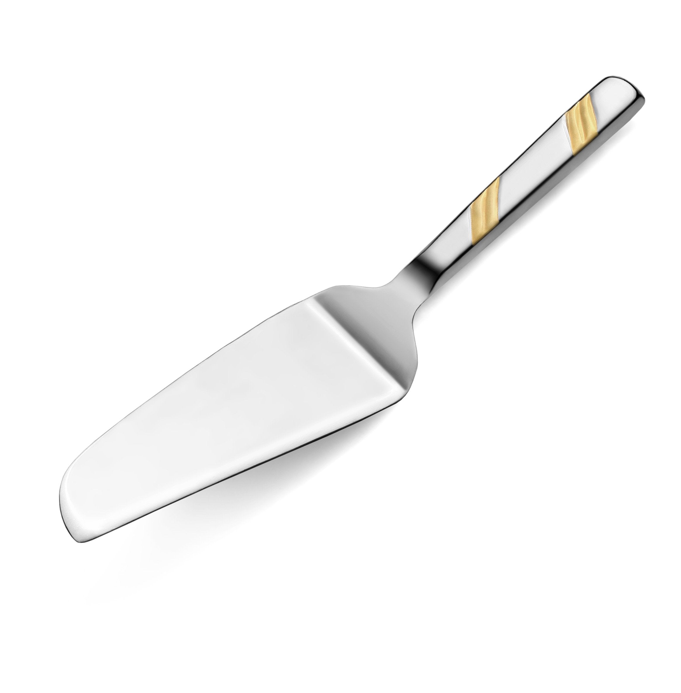 New Star Foodservice 52404 Hollow Handle Cake Server, 10.75'', Gold