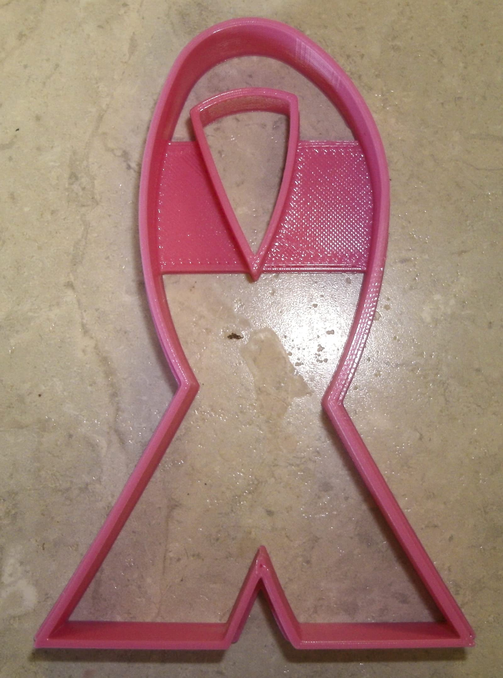 Ribbon Cancer Awareness Cookie Cutter Made In Usa Pr316
