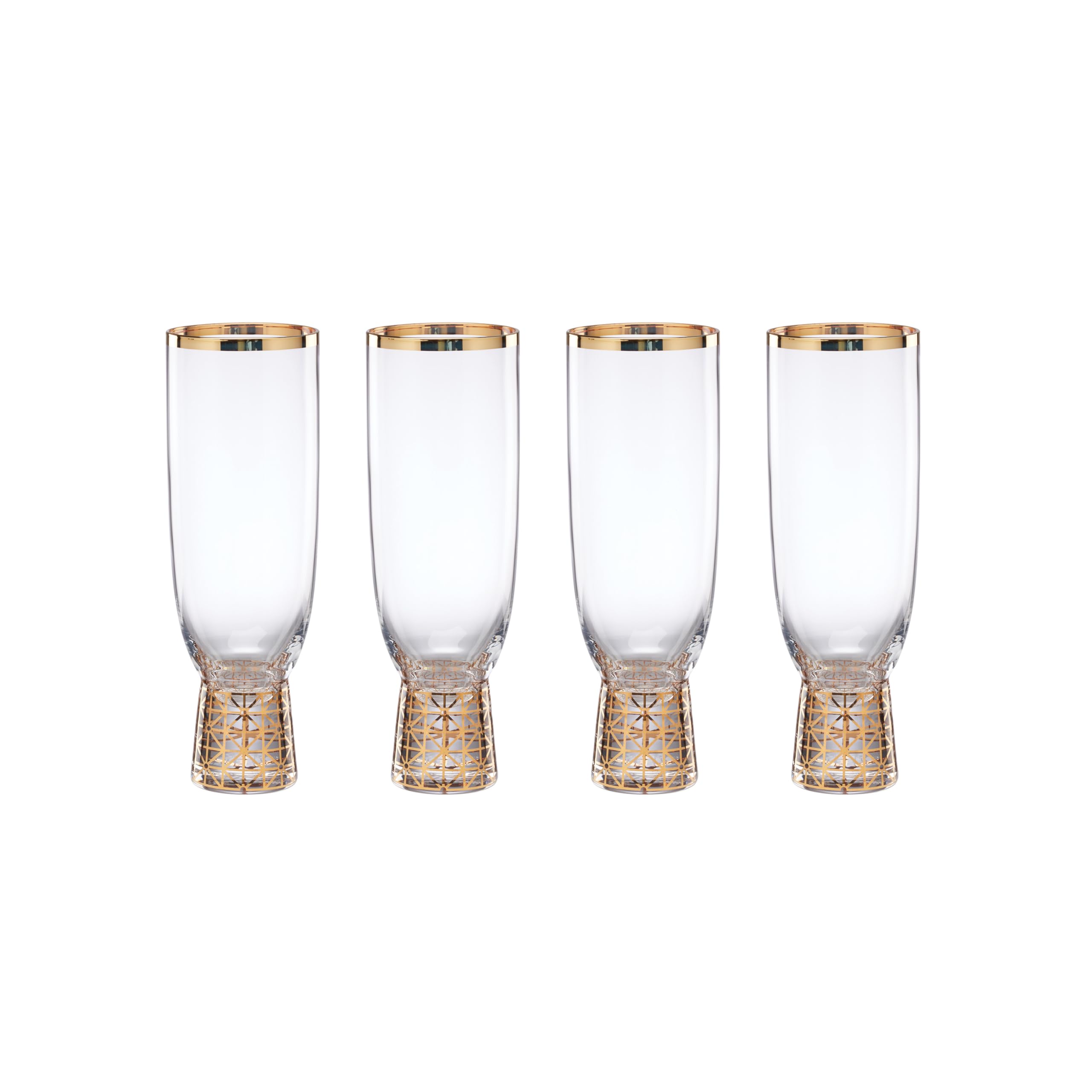 Lenox 897411 Tuscany Classics Gold Frost Flutes, Set of 4
