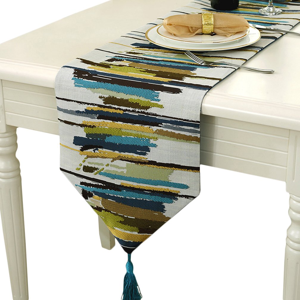 Gorgeous Table Runner Blue Pattern 79X12