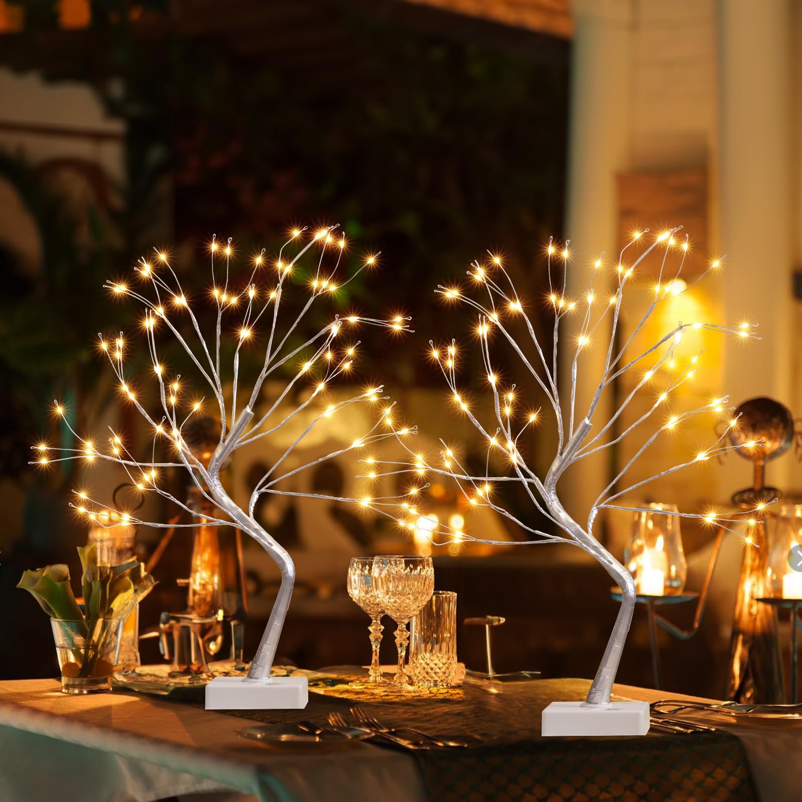 EAMBRITE Fairy Light Tree, 108 Led Light up Trees Decor Indoor, 8 Modes Fairy Light Spirit Tree for Christmas Decorations, USB&