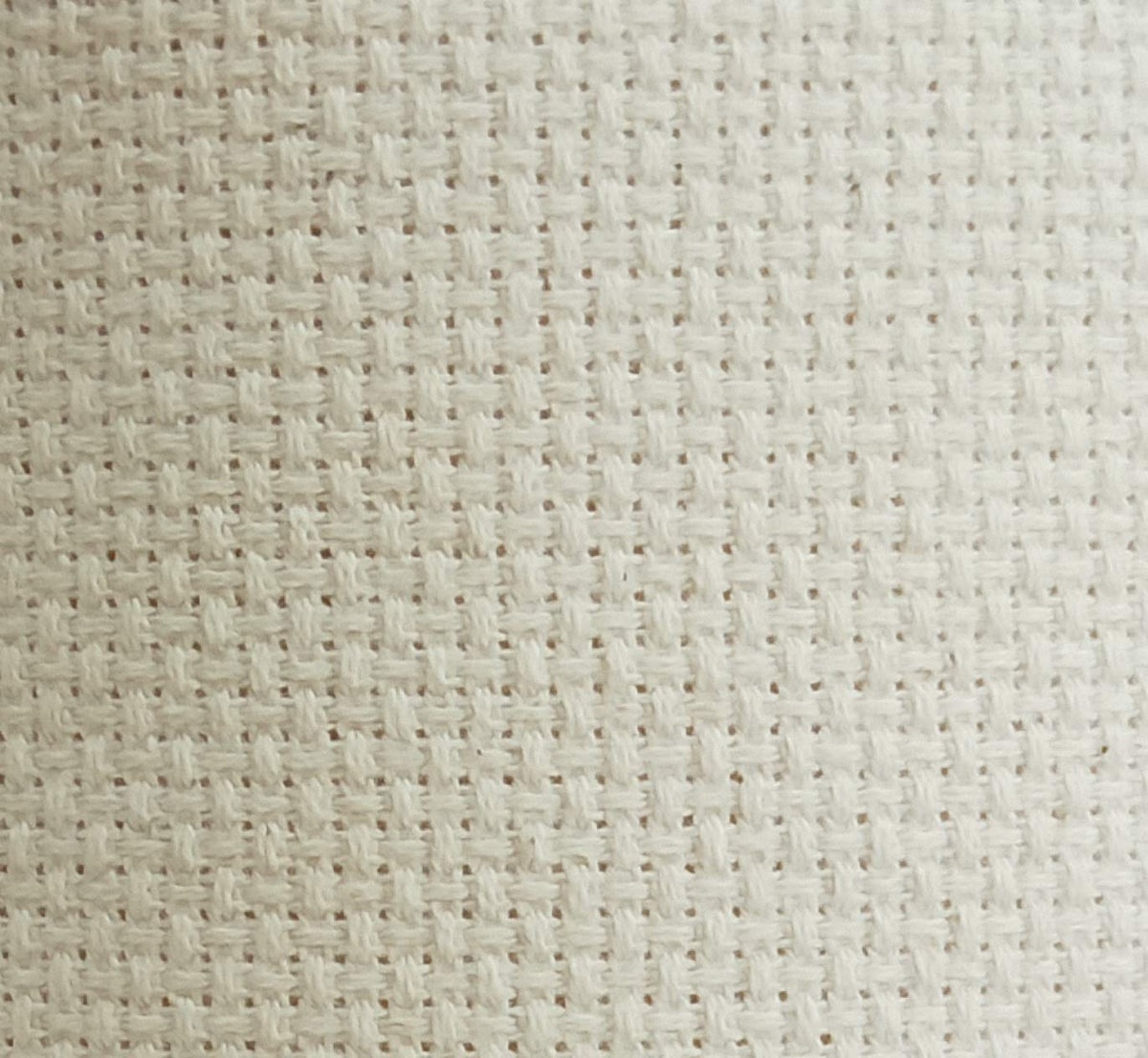19 X 28 14Ct Counted Cotton Aida Cloth Cross Stitch Fabric (Natural-Ecru)