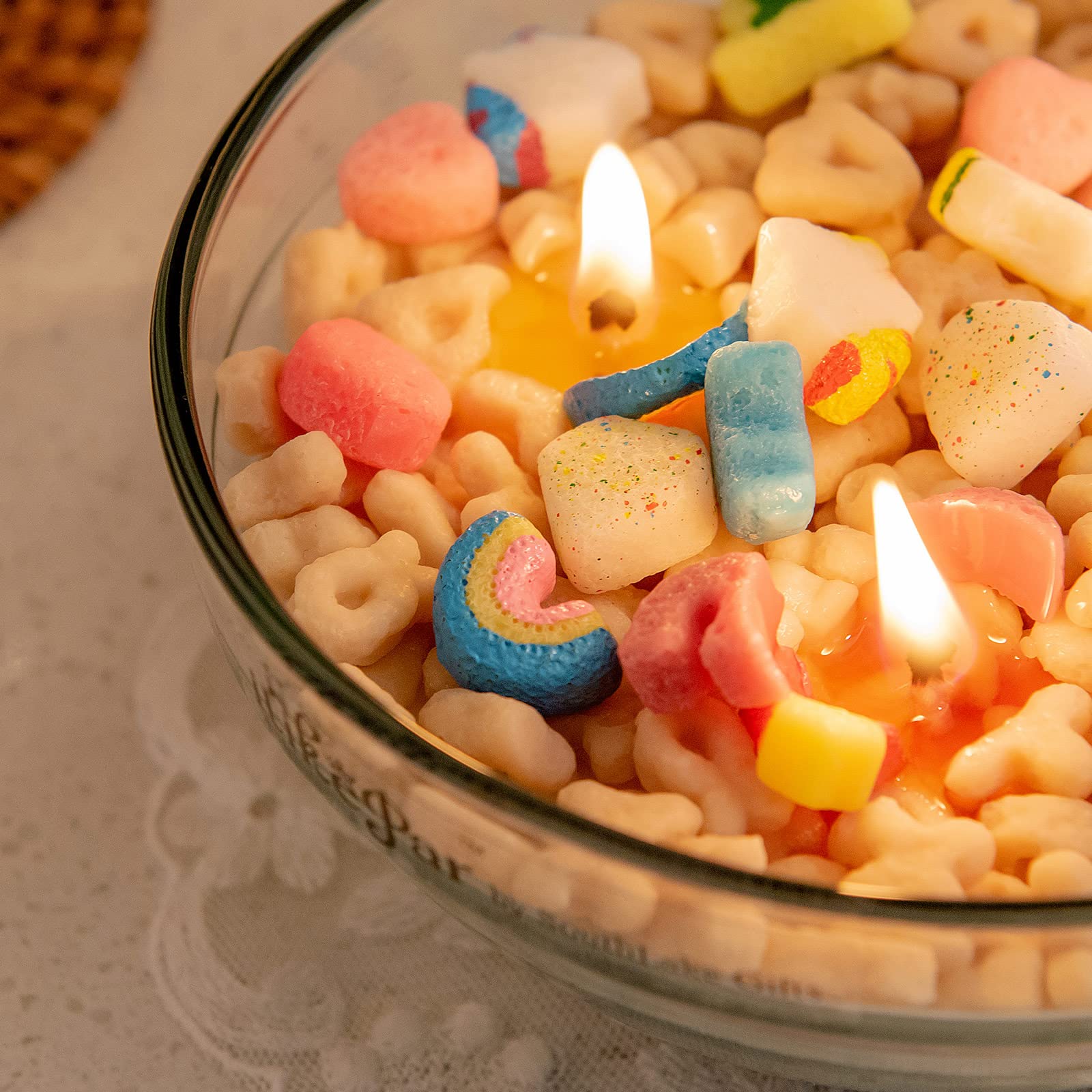 Magic Gem Charms Cereal Bowl Scented Candle