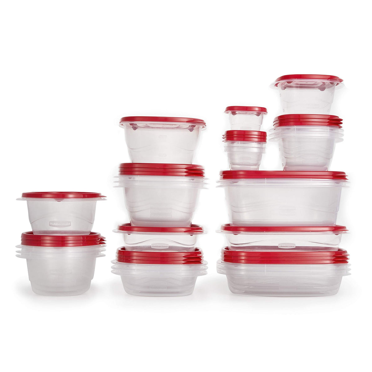 Rubbermaid Takealongs Food Storage Containers, Set Of 26, Clear