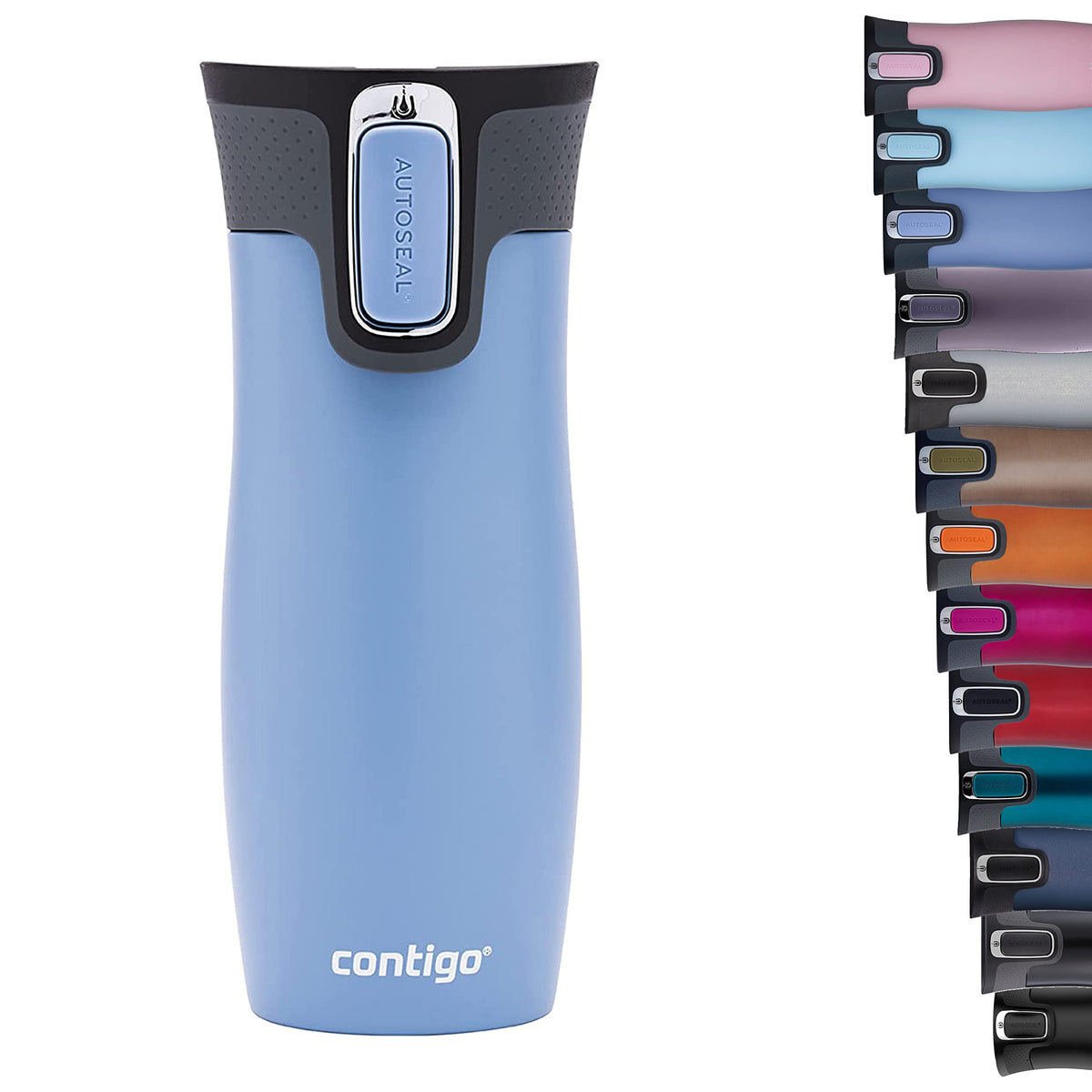 Contigo Unisex'S West Loop Autoseal Thermobecher, Edelstahl Isolierbecher, Kaffeebecher To Go, Bpa Frei, Auslaufsicherer Reisebe