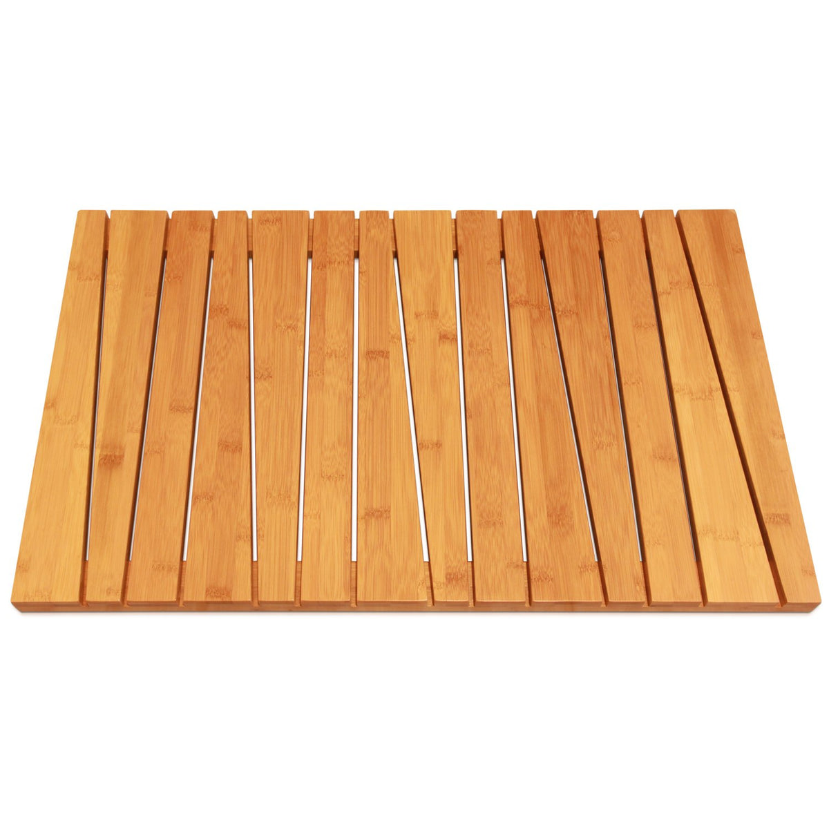 Toilettree Products Bamboo Deluxe Shower Floor And Bath Mat - Wooden Bath Mat For The Bath, Shower, Pool, And More - Durable, Sl