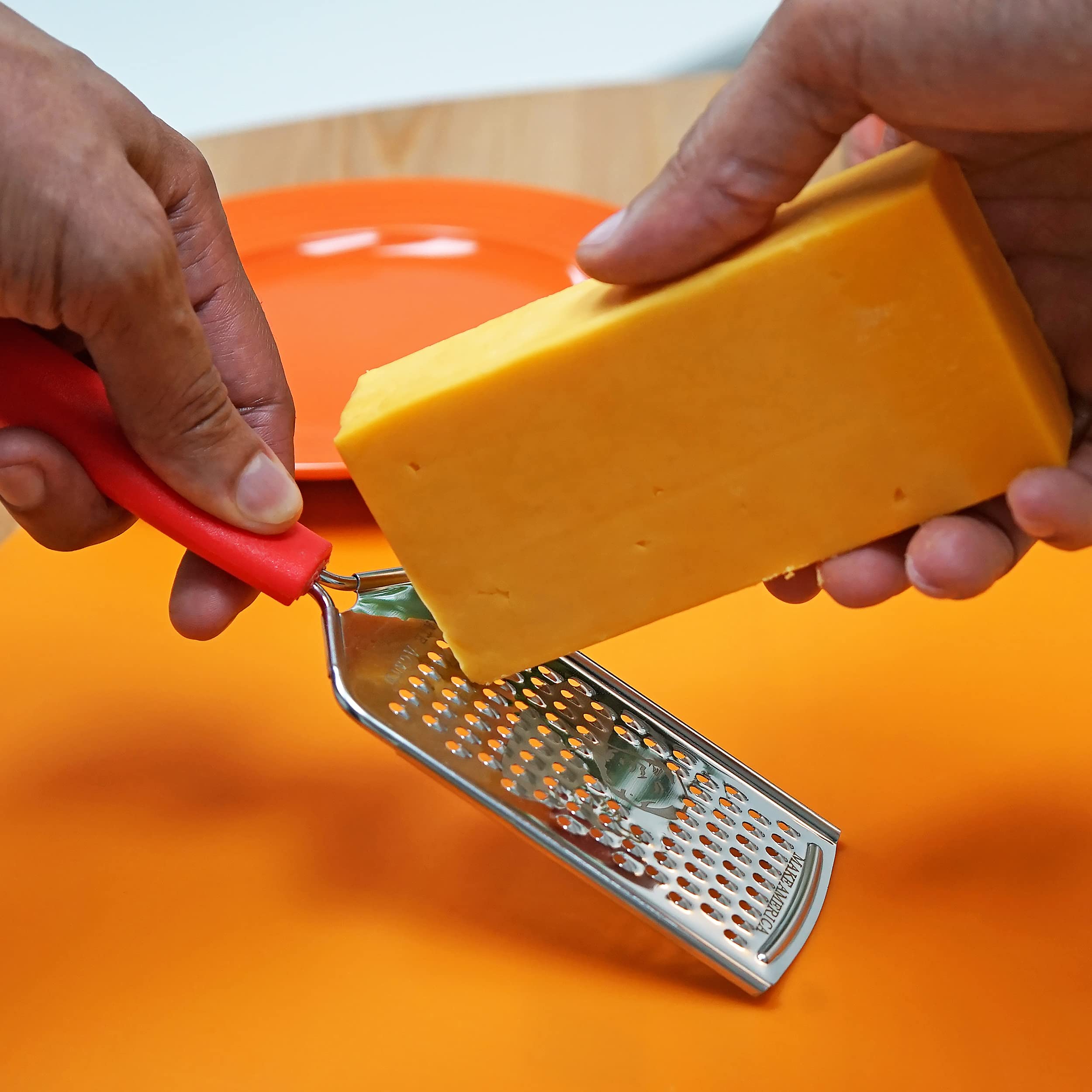Fairly Odd Novelties Cheese Grater - Make America Grate Again - Stainless Steel - One Size - Silver - Model FON-10244