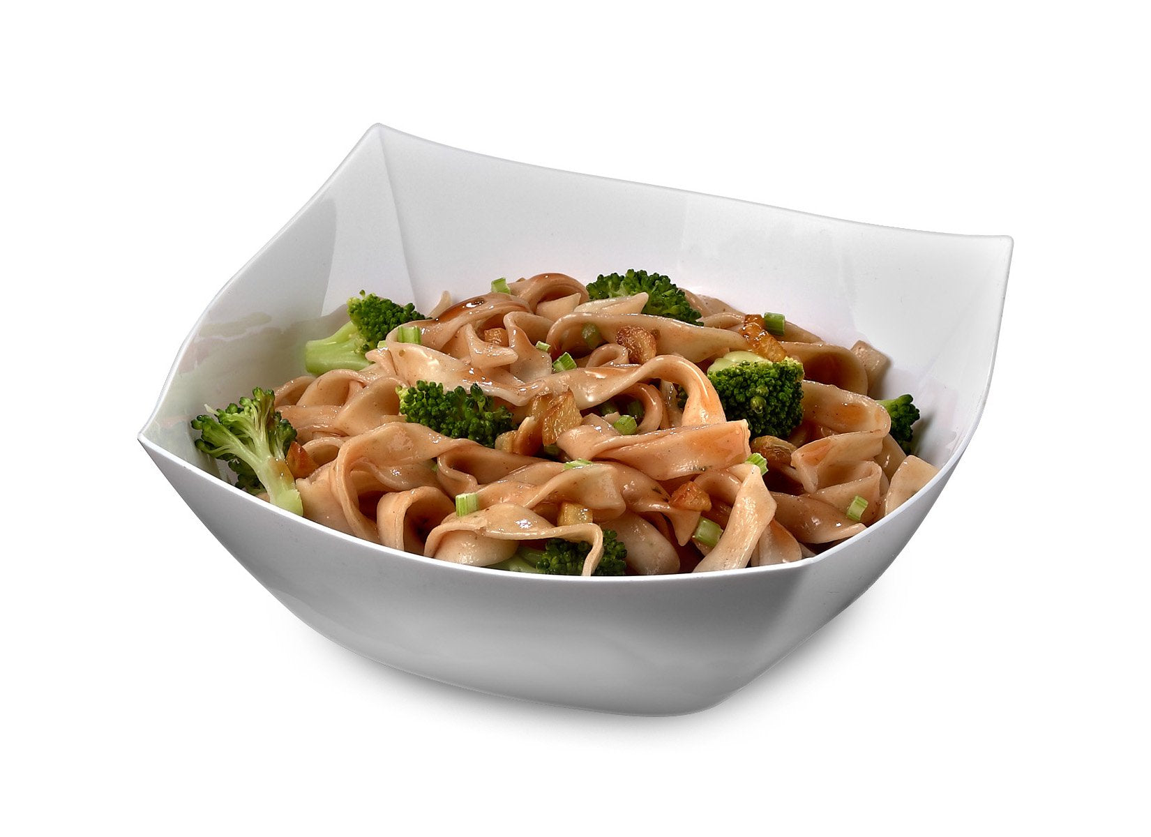 EMI Yoshi EMI-SB16W Square Plastic Soup or Salad Bowl, 16-Ounce, White, 48 Per Case