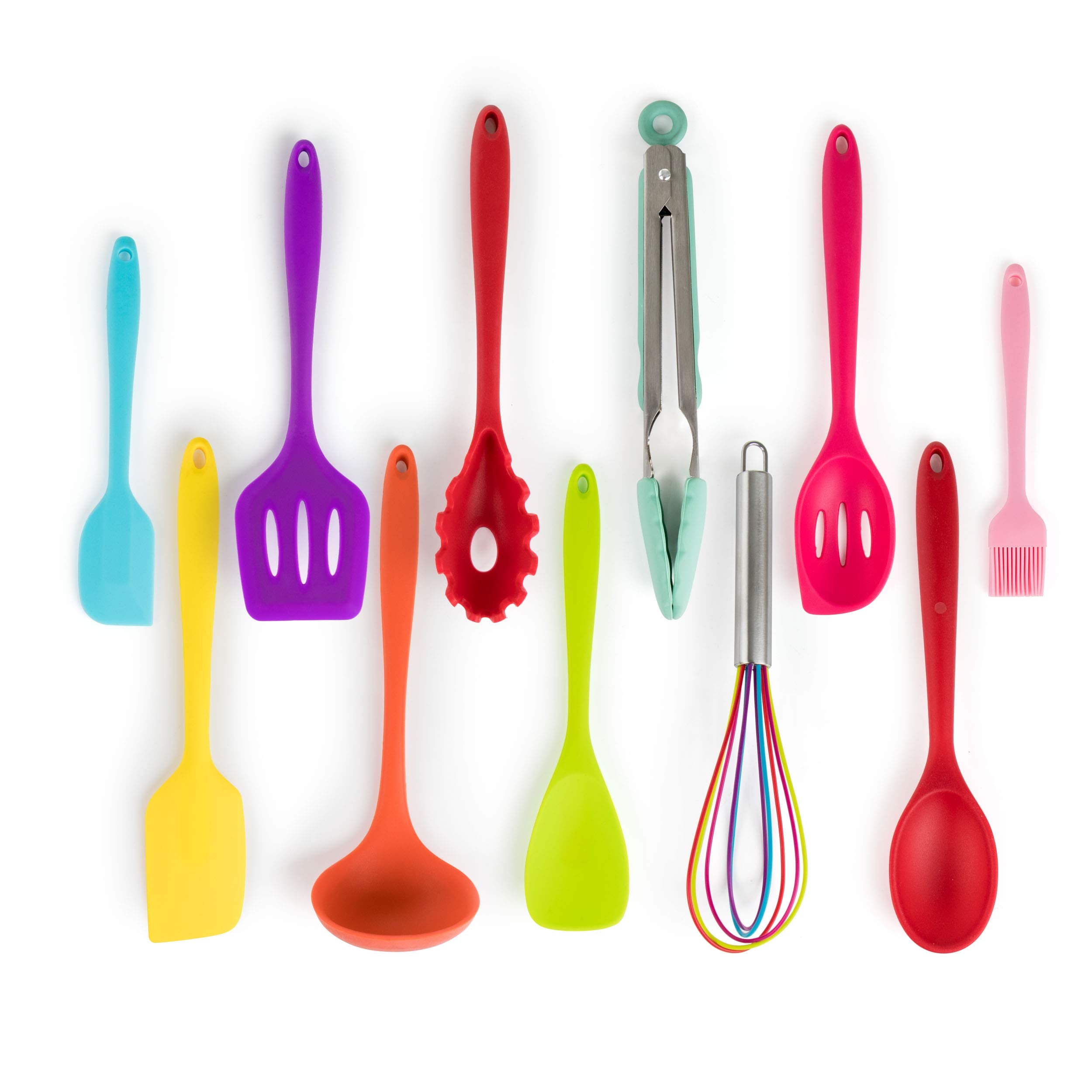 MegaChef Tool Cookware Utensil Set, 12 Piece, Multi-Color