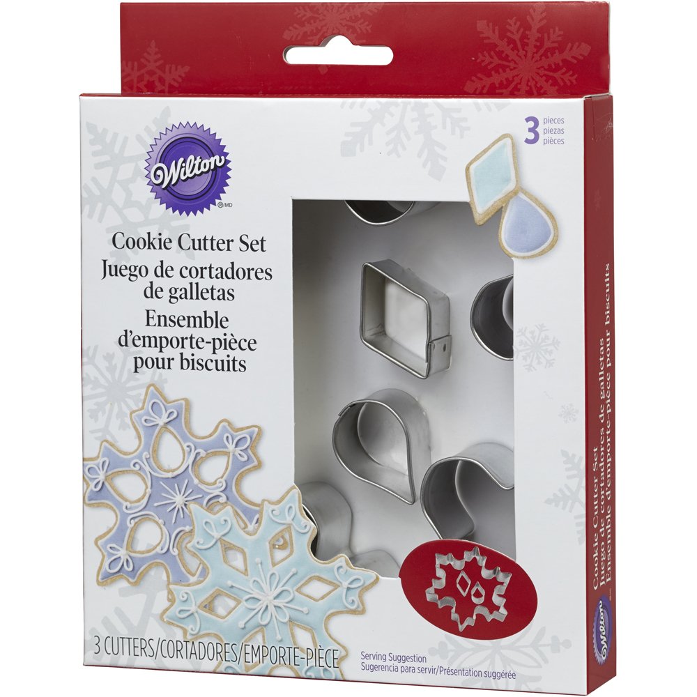 Wilton 3-Piece Snowflake Cookie Cutter Set