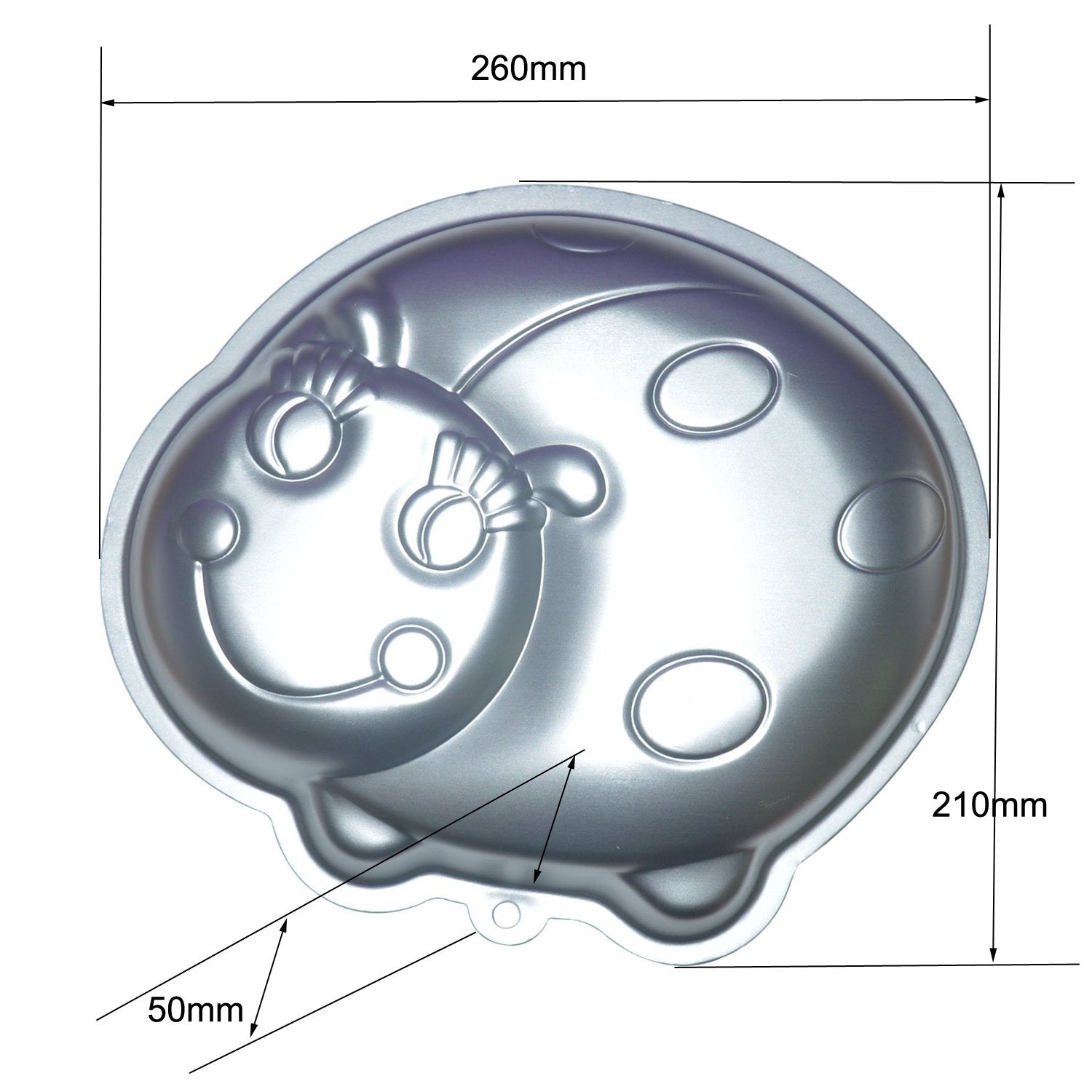 Gxhuang 10 Inch Ladybug Aluminum Alloy Cake Bake Pan Cakes Baking Mold (Beetle)