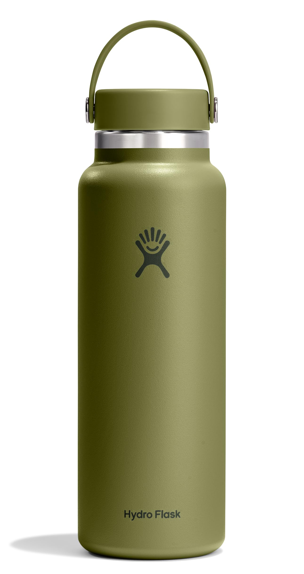 Hydro Flask Water Bottle  Insulated Stainless Steel  Wide Mouth Flex Lid, Non Spill, Leakproof and Refillable in 40 Oz Palmer 
