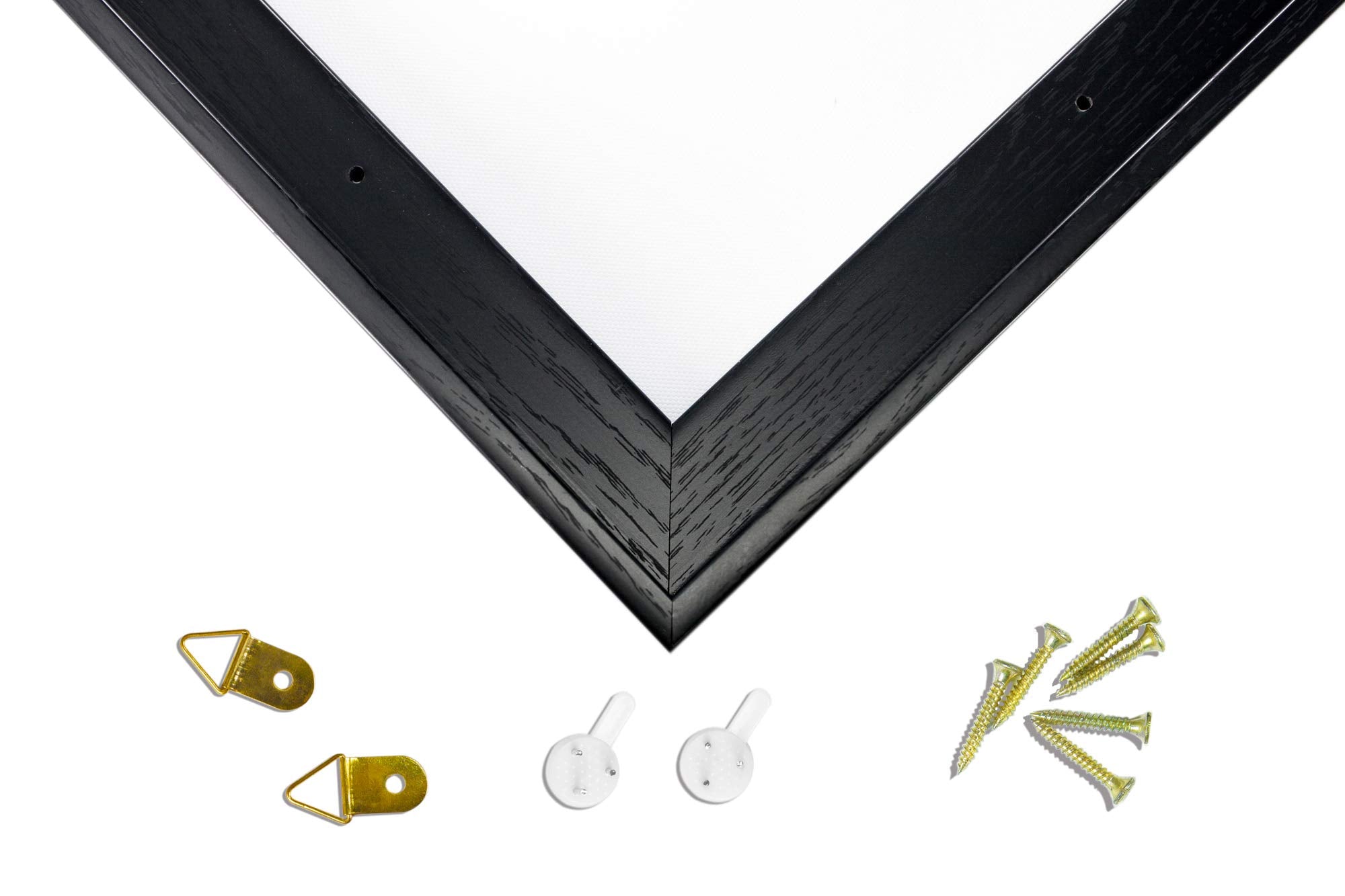 Canvas Floating Frame, Picture Wall Art Painting Frame For Finished Canvas Painting 1-1/4 Deep Picture Art Wall Decor. (Black, 8