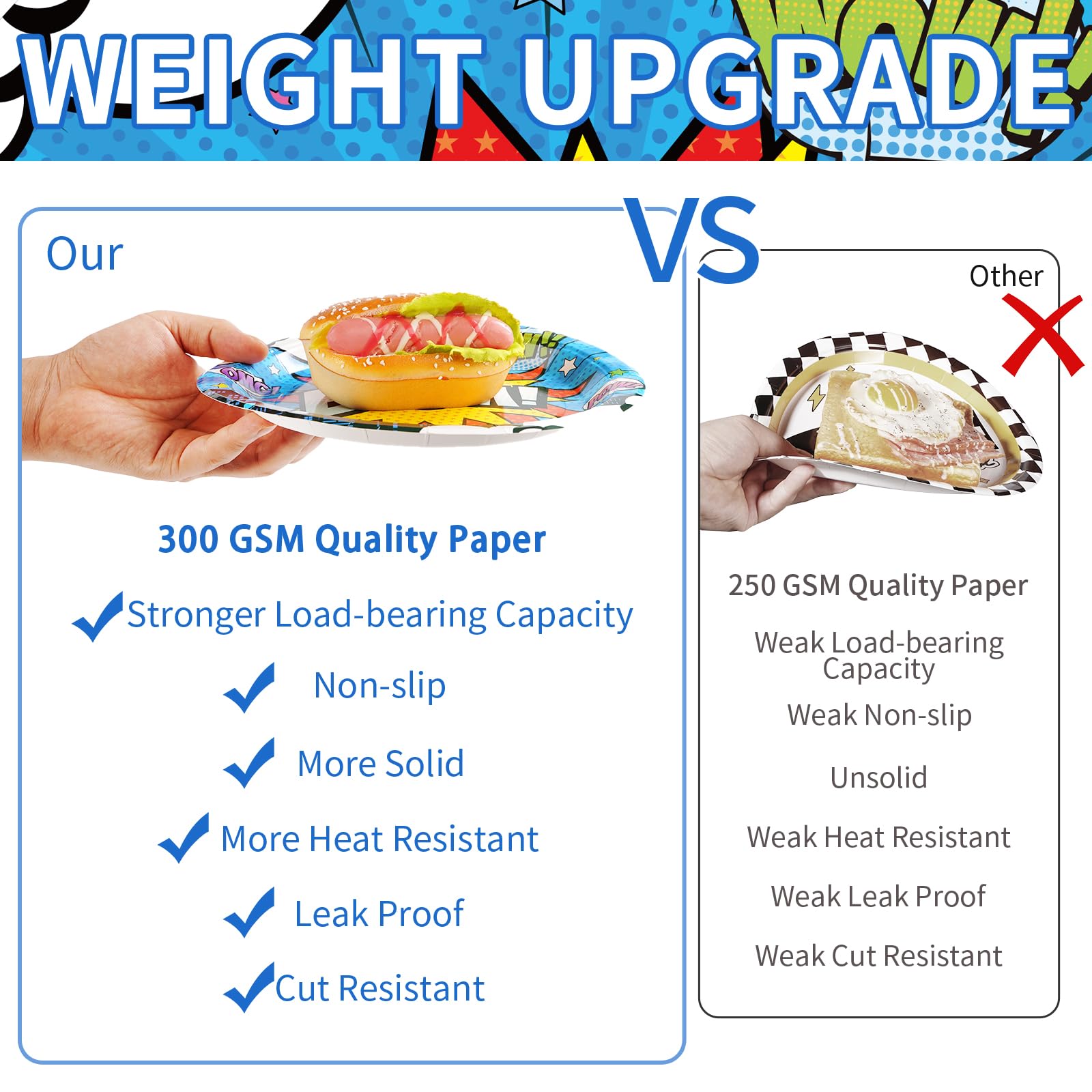 96Pcs Super Theme Hero Party Supplies Super Theme Hero Party Plates Disposabe Hero Action Party Tableware Set For Boys Birthday