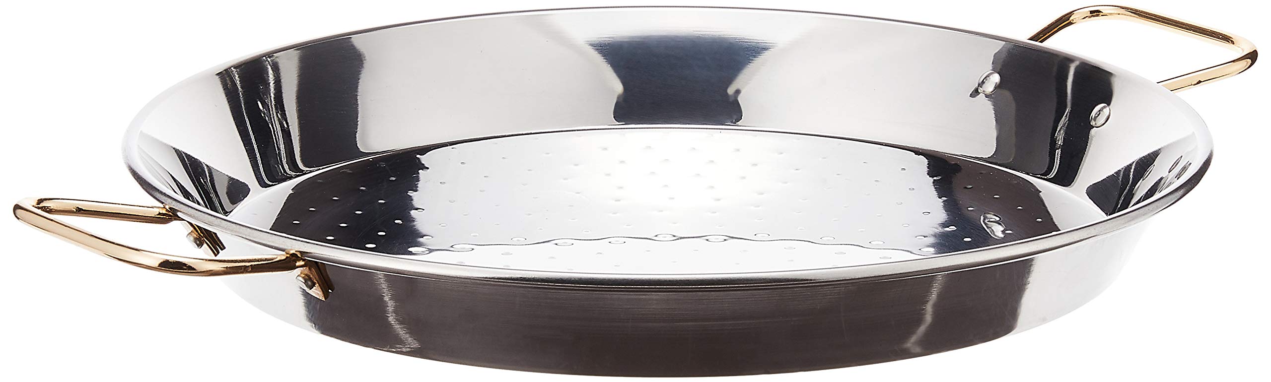 Garcima 14-Inch Stainless Steel Paella Pan, 36Cm