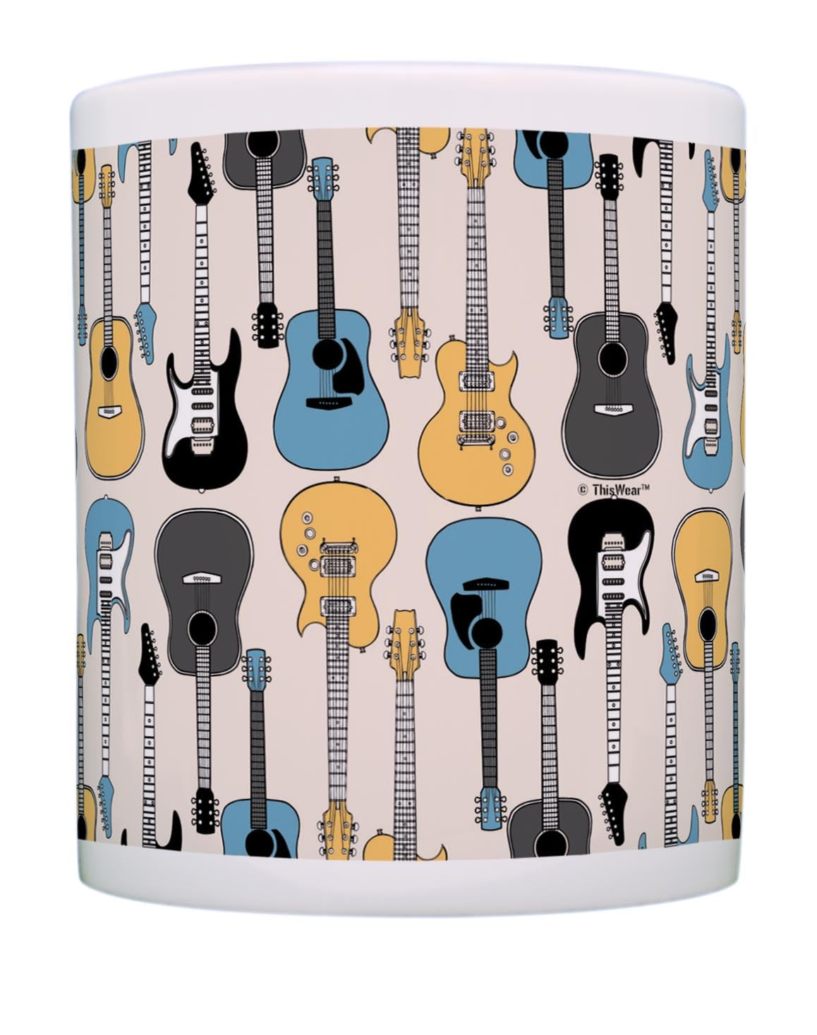 Electric Acoustic Guitars Coffee Mug Tea Cup Guitars