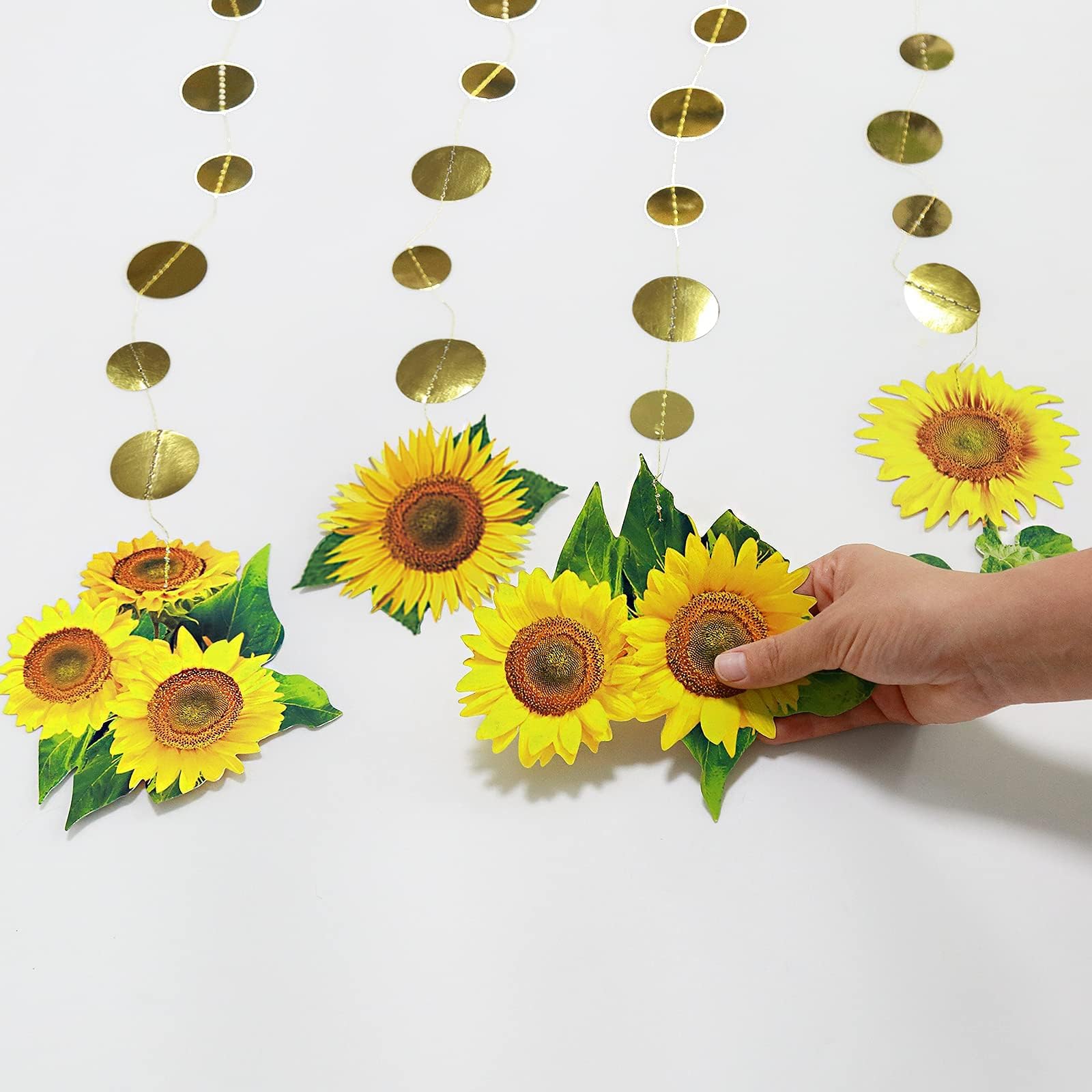 Cheerland Sunflower Garlands Kids Birthday Party Decorations Sun Flower Streamer Backdrop Banner My Sunshine Banner Fall Bday Pa