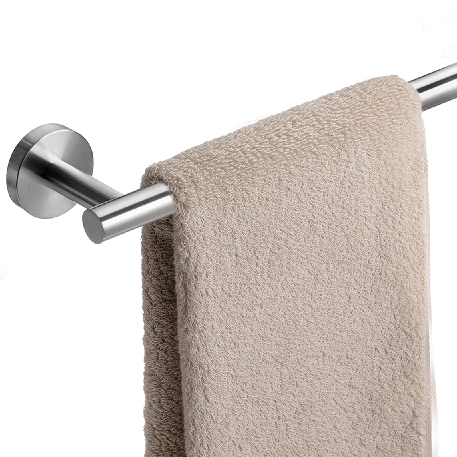 Towel Bar 12 Inch Brushed Nickel Towel Rack Wall Mounted Thick Stainless Steel Shower Towel Rack For Bathroom