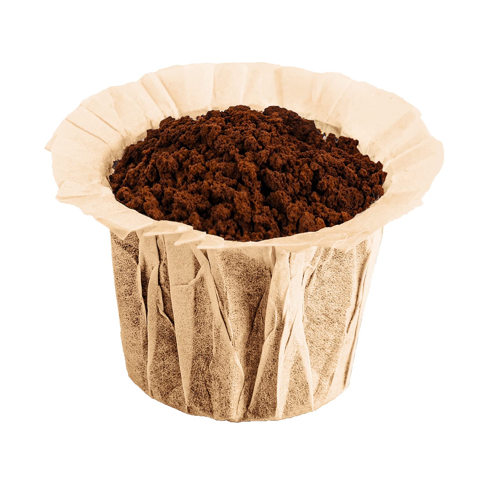 K cup Coffee Paper Filters Disposable for Reusable K Cup Filters  Disposable Natural K Cup Filters  Compatible with Keurig Single Serve Filter Brands (200  Natural NO lid)