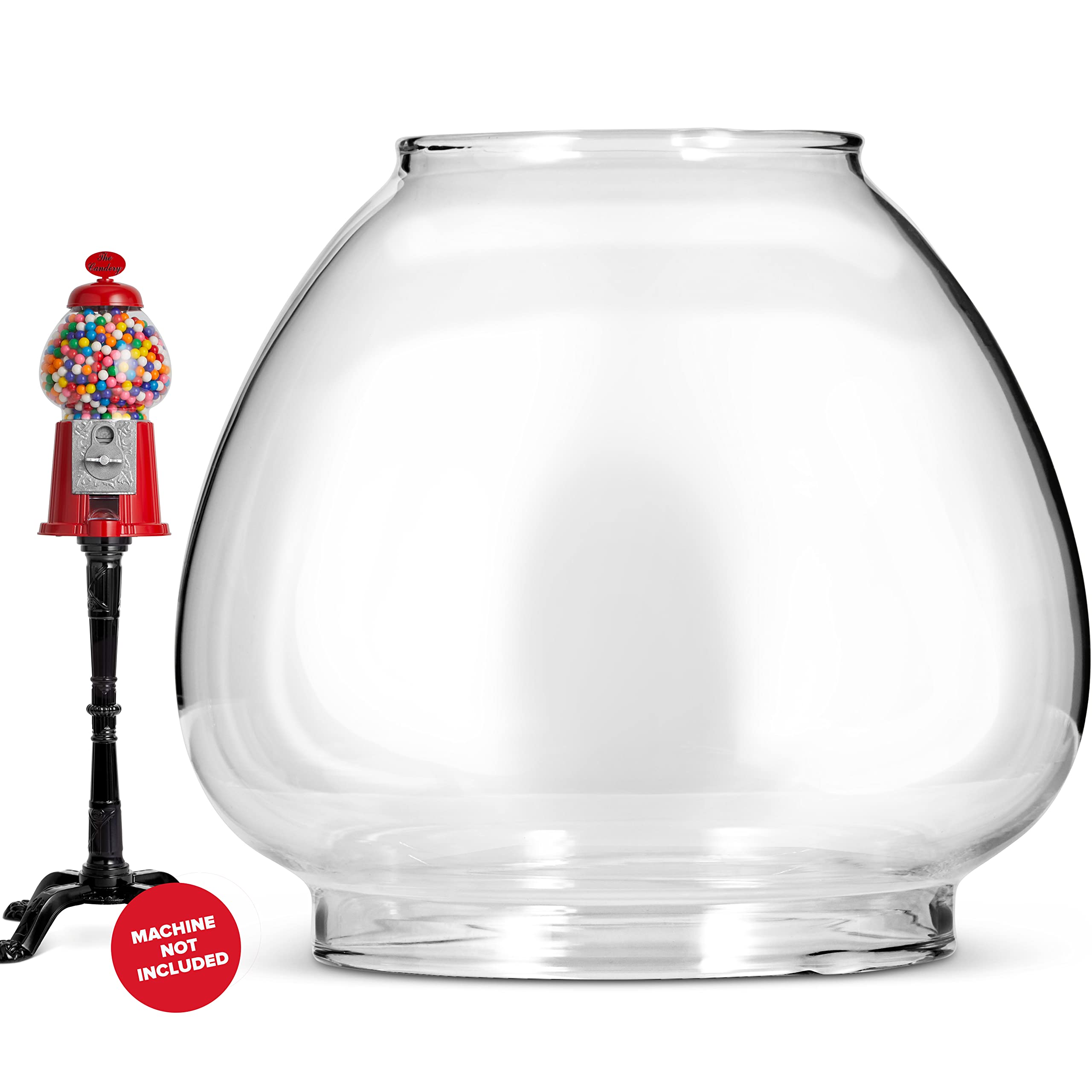 Gumball Machine Acrylic ''Shatterproof'' Replacement Bowl Ball For 15Inch Gumball Machines - Compatible With The Candery And Mos