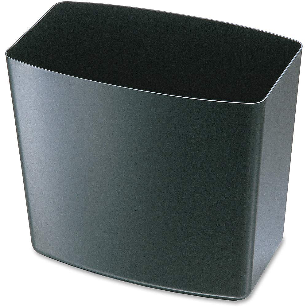 Officemate International Corp. 22262 Waste Container,20 Qt. Capacity,13-5/8-Inch X8-1/2-Inch X12-3/4-Inch ,Black