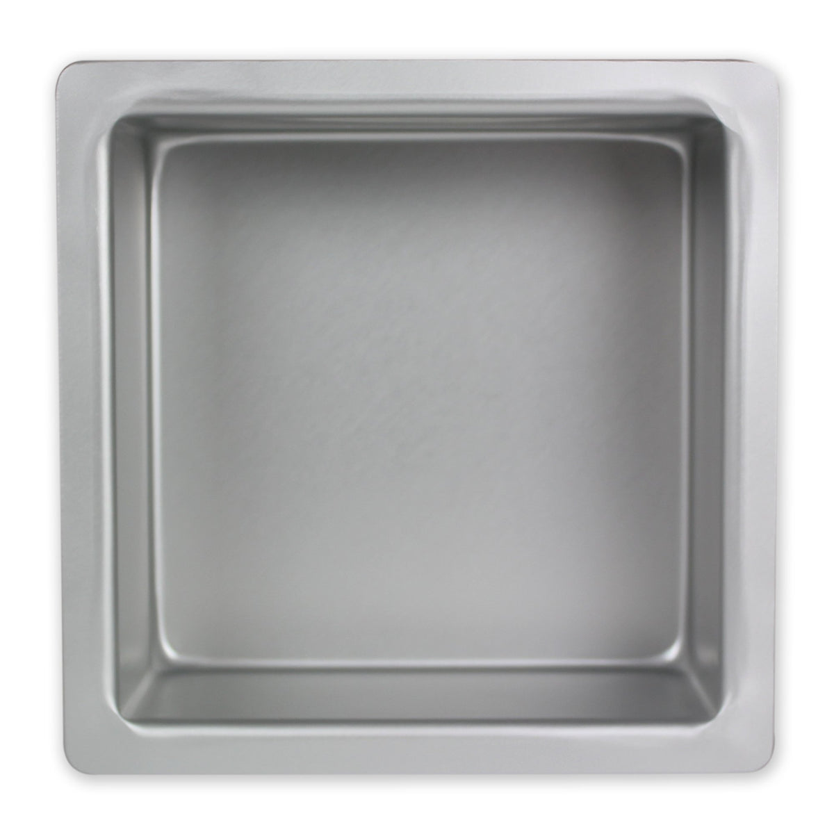 Pme Professional Aluminum Square Cake Pan (7 X 7 X 4), Silver, Standard