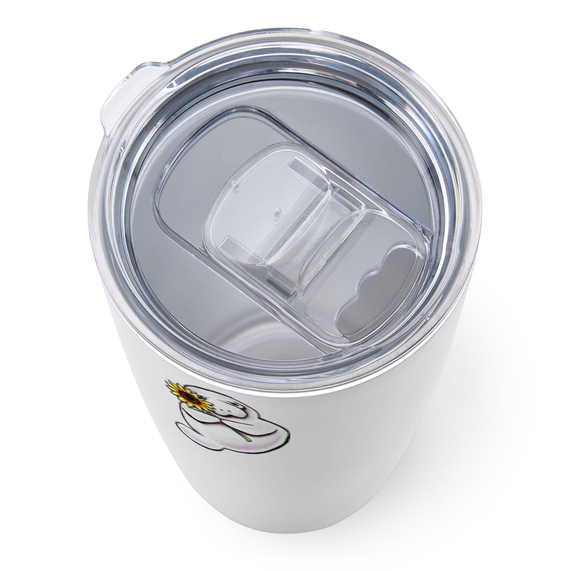 Cafepress Sunny Manatee Travel Mug 20 Oz. Insulated Stainless Steel Coffee Tumbler