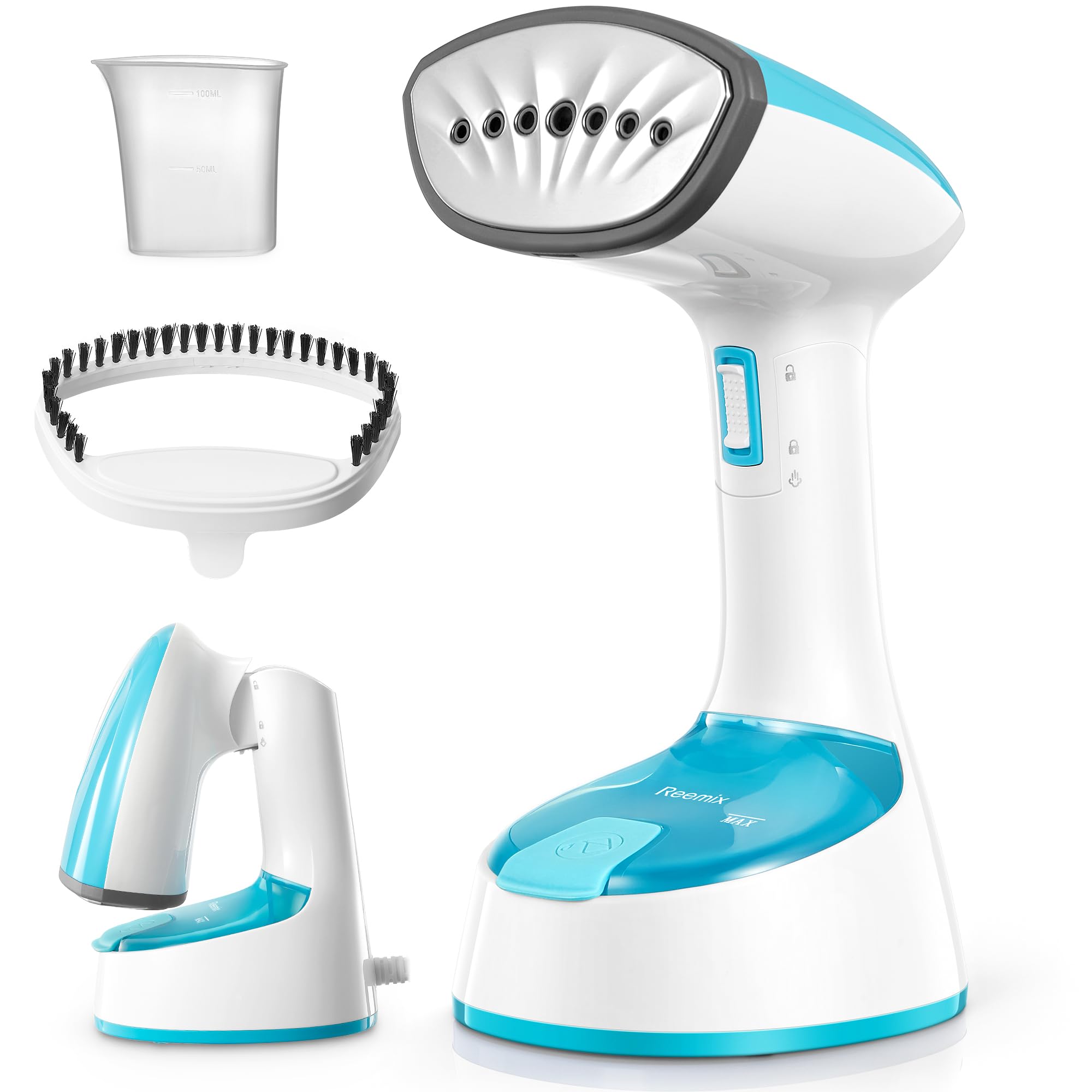 Garment Steamer For Clothes, Steam Iron Press, 250 Ml Water Tank, 25G/Min Strong Penetrating Steam, 1600W, 25-Sec Fast Heat-Up, 