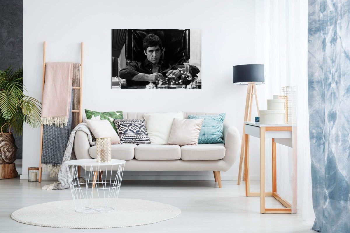 Tony Montana Scarface Al Pacino Canvas Wall Art Picture Print (18X12In ...