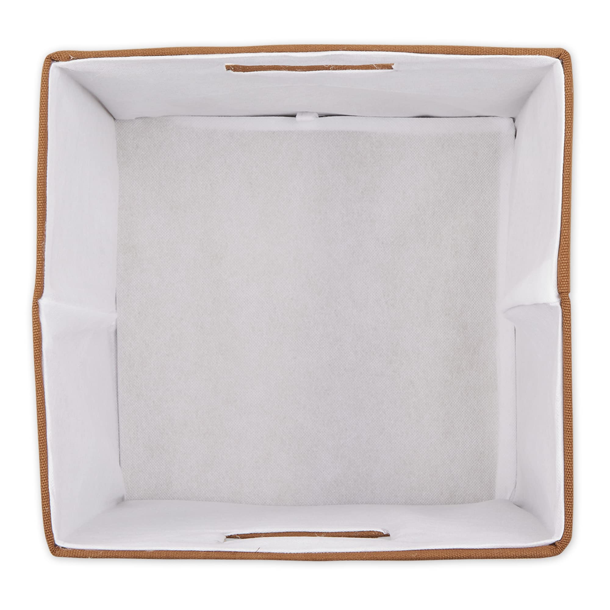 POLYESTER CUBE SOLID CINNAMON SQUARE 13x13x13