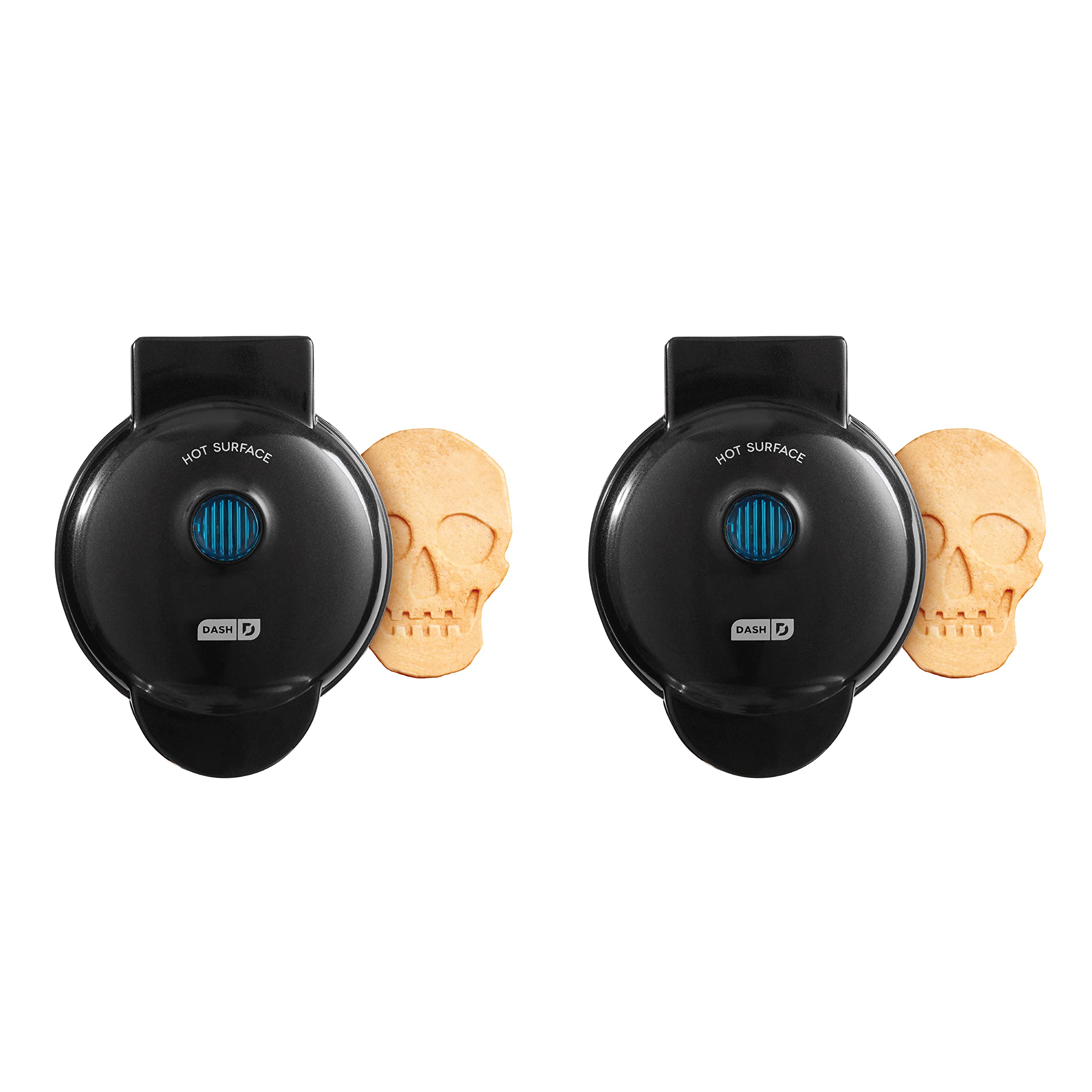 Dash Mini Waffle Maker (2 Pack) For Individual Waffles Hash Browns, Keto Chaffles With Easy To Clean, Non-Stick Surfaces, 4 Inch