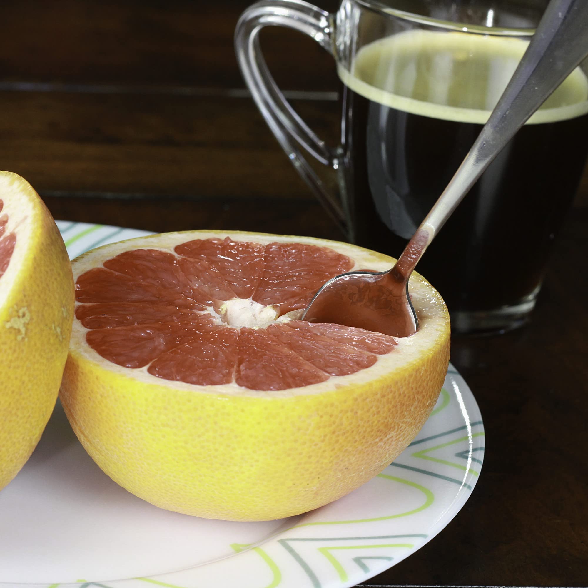 Chef Craft Serrated Grapefruit Spoon, 6.5 Inches In Length 2 Piece Set, Stainless Steel