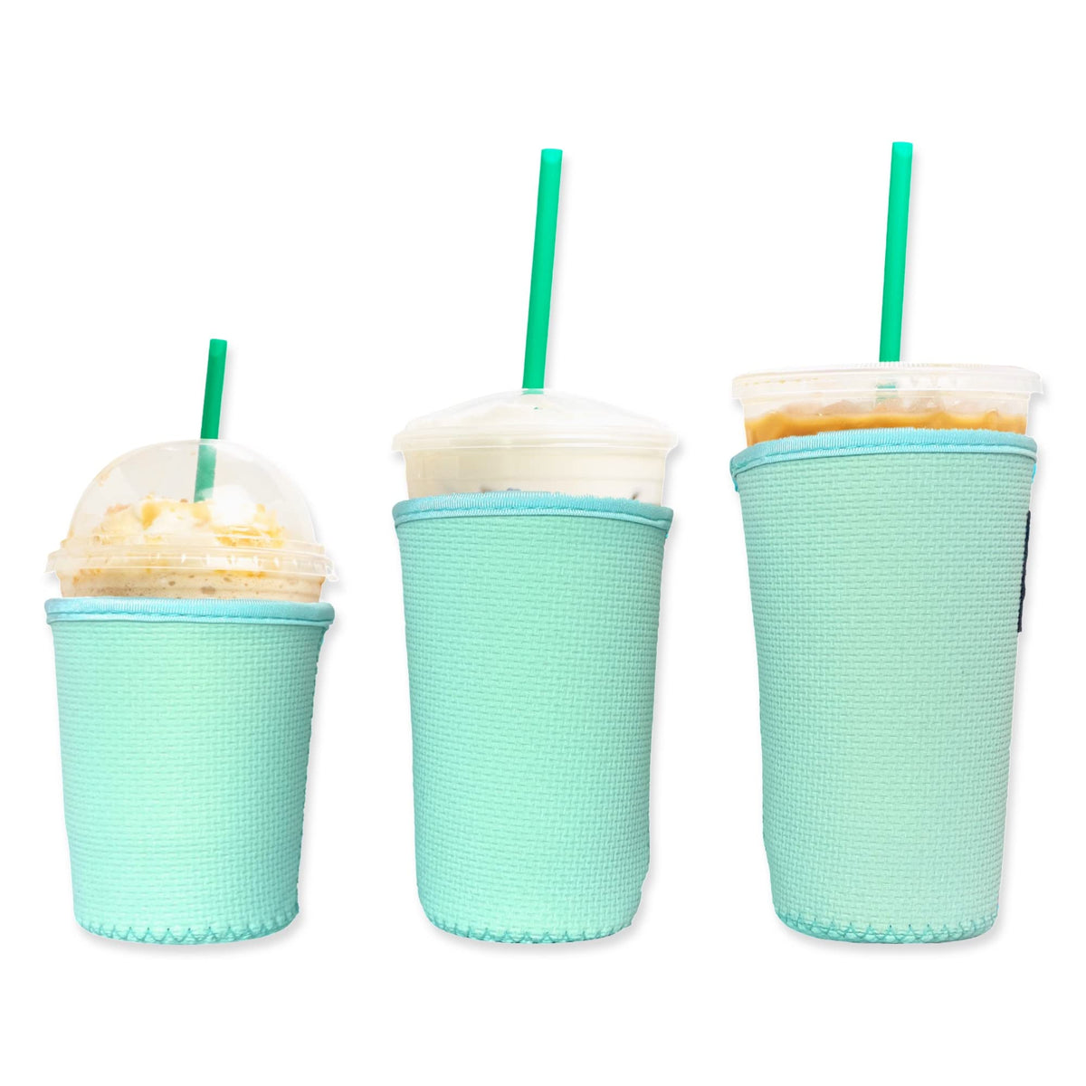 Baxendale And Co Iced Coffee Sleeve For Cold Drink Cups 3 Pack Neoprene Iced Coffee Sleeve Cup Sleeves For Cold Drinks Reusable