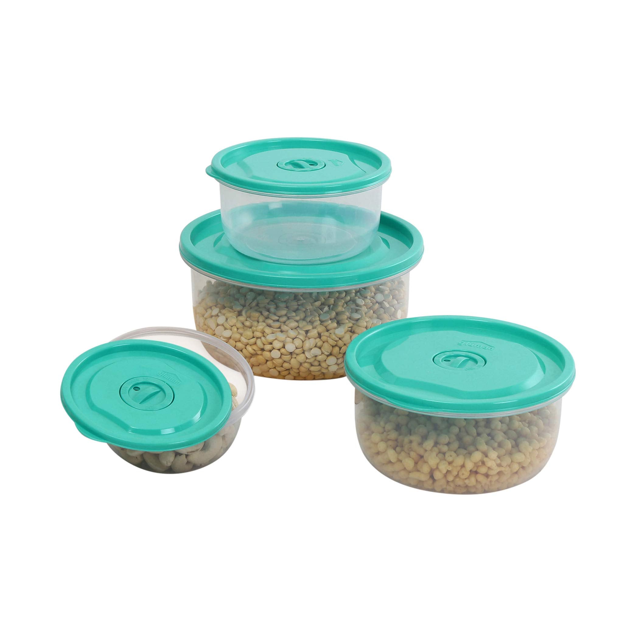 Home Centre SpinelDynore 4Piece Circular Storage Container Set