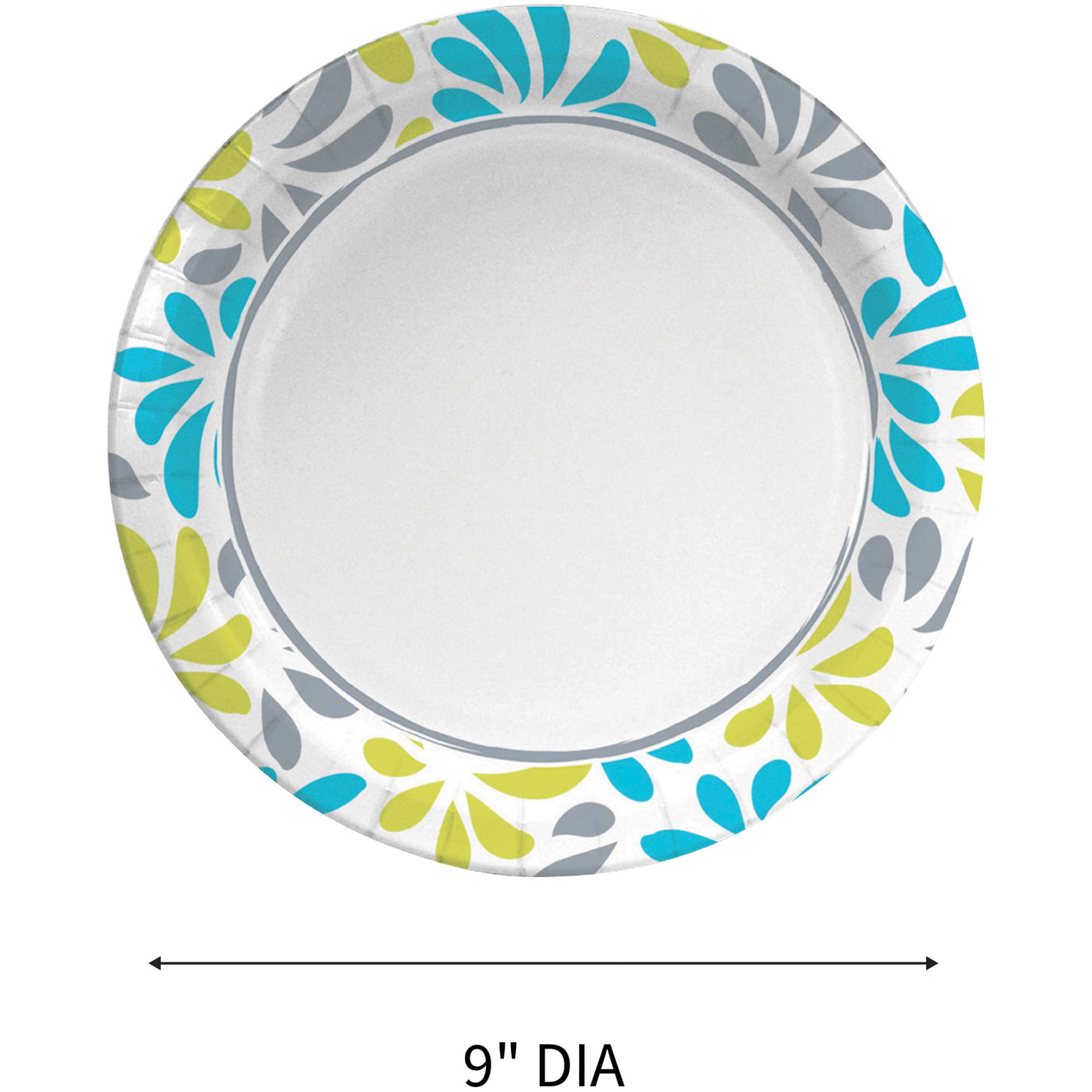 Genuine Joe 9'' Paper Plates (Pack Of 125)