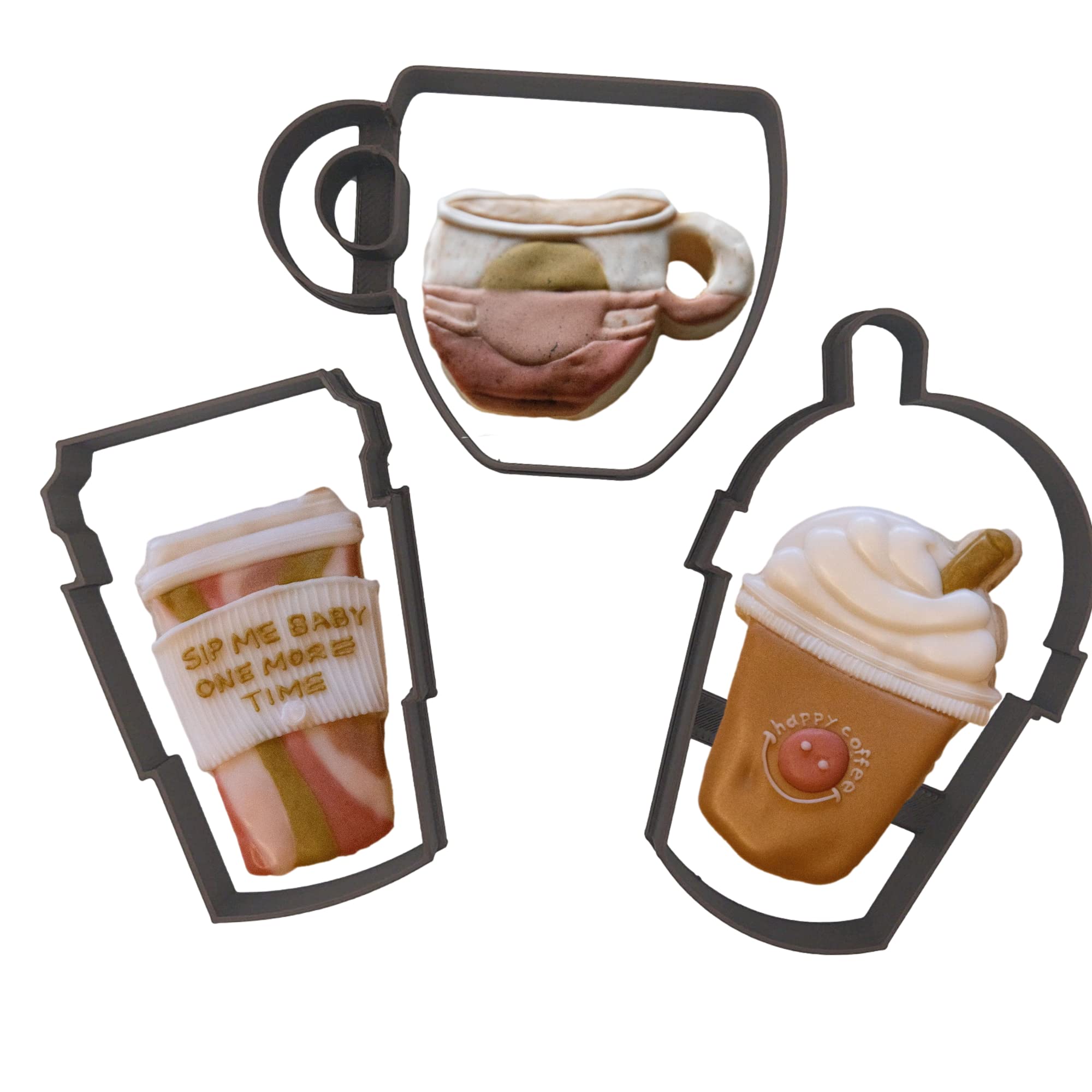 Coffee Cup Cookie Cutters Espresso Caf   Americano Coffee To Go Latte Iced Coffee Mocha Brew And Coffee Cup Cappuccino Cookie Cu