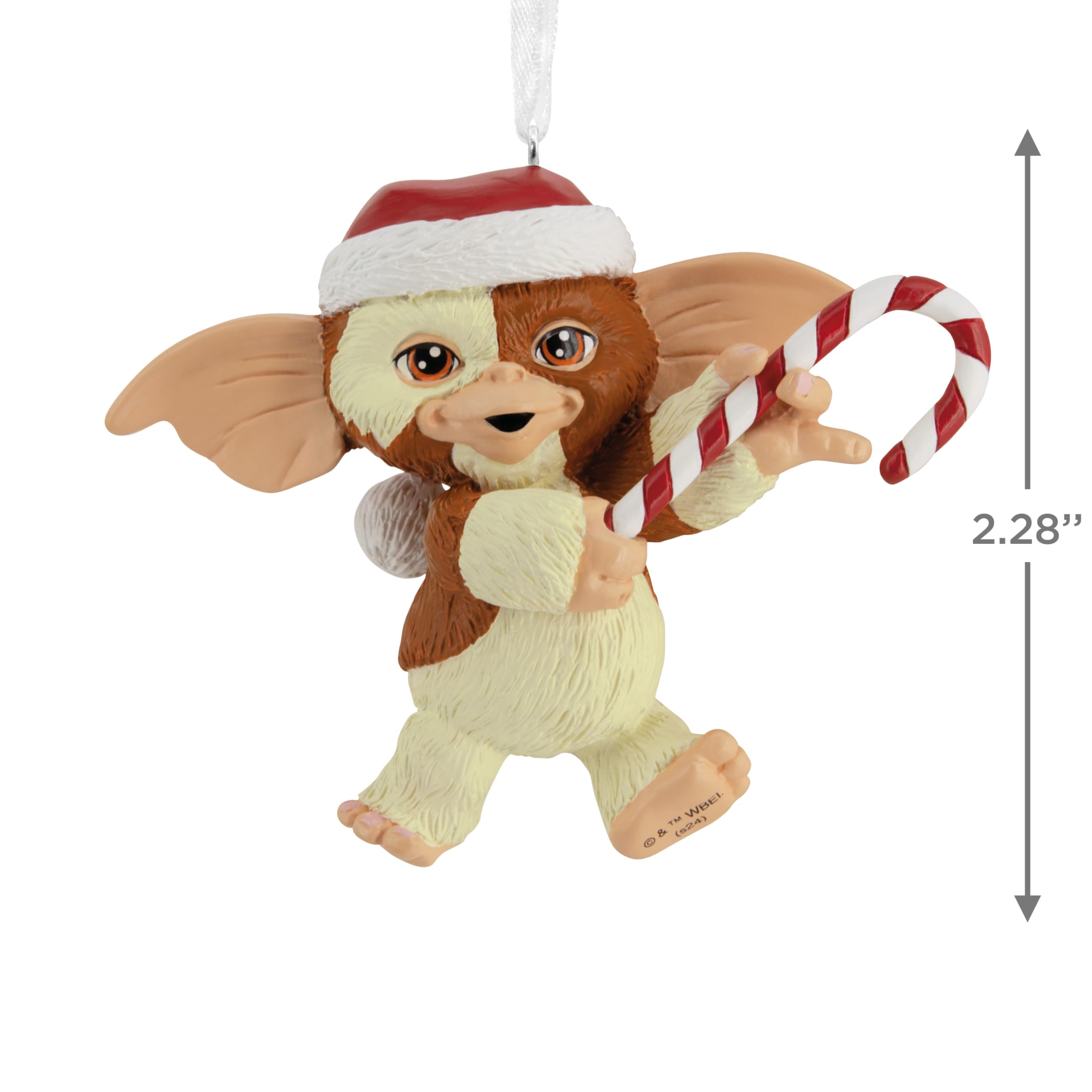 Hallmark Gremlins Santa Gizmo Christmas Ornament, Resin, 2024 Santa Gizmo, Model 3HCM3245