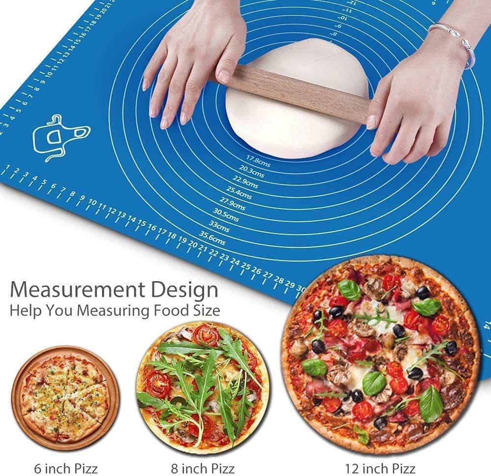 Aadhik Silicone Baking Mat Chapati Atta Kneading Mat Non-Stick Fondant Rolling Mat Stretchable For Kitchen Roti Chapati (Baking