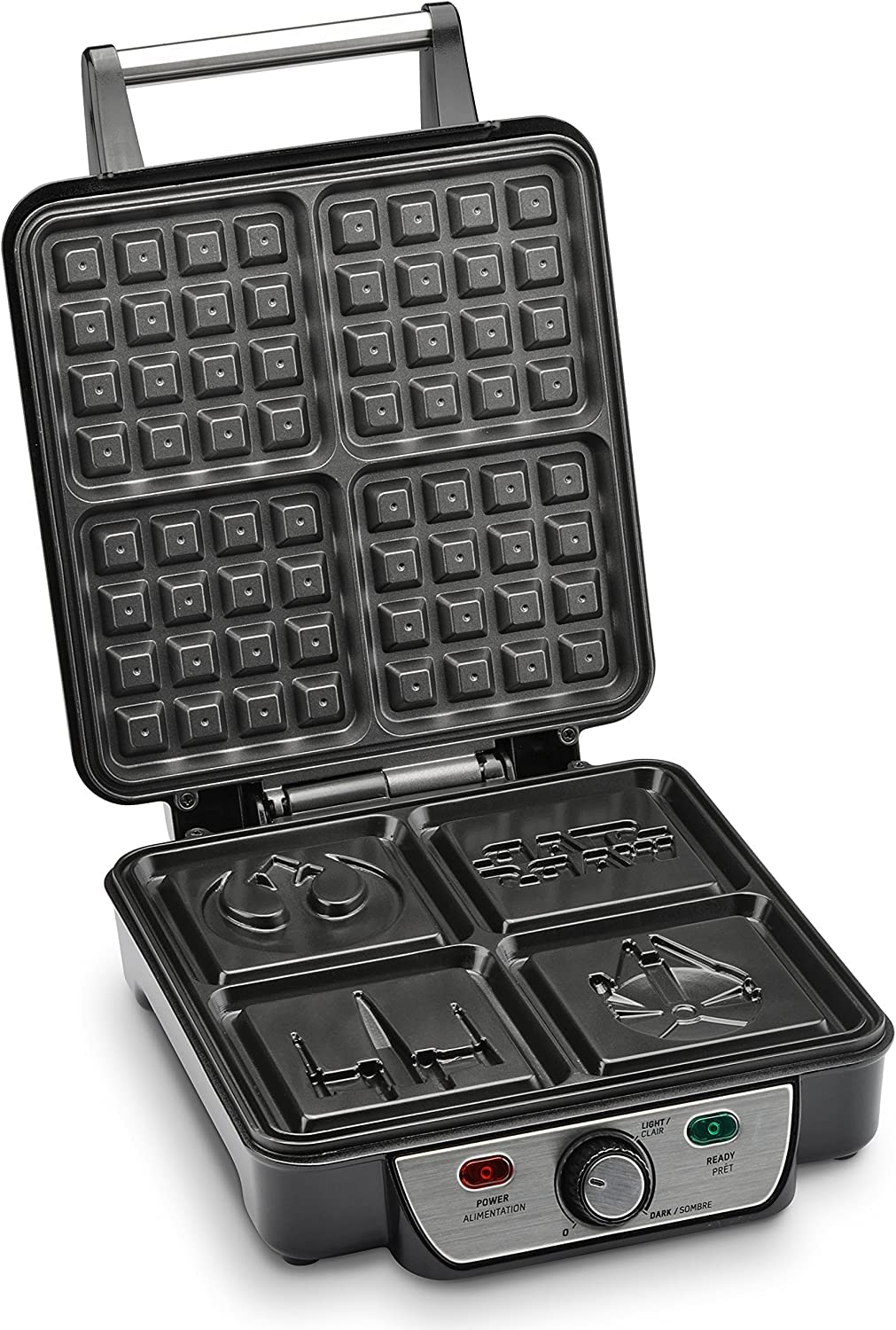 Star Wars 4-Waffle Maker, Black