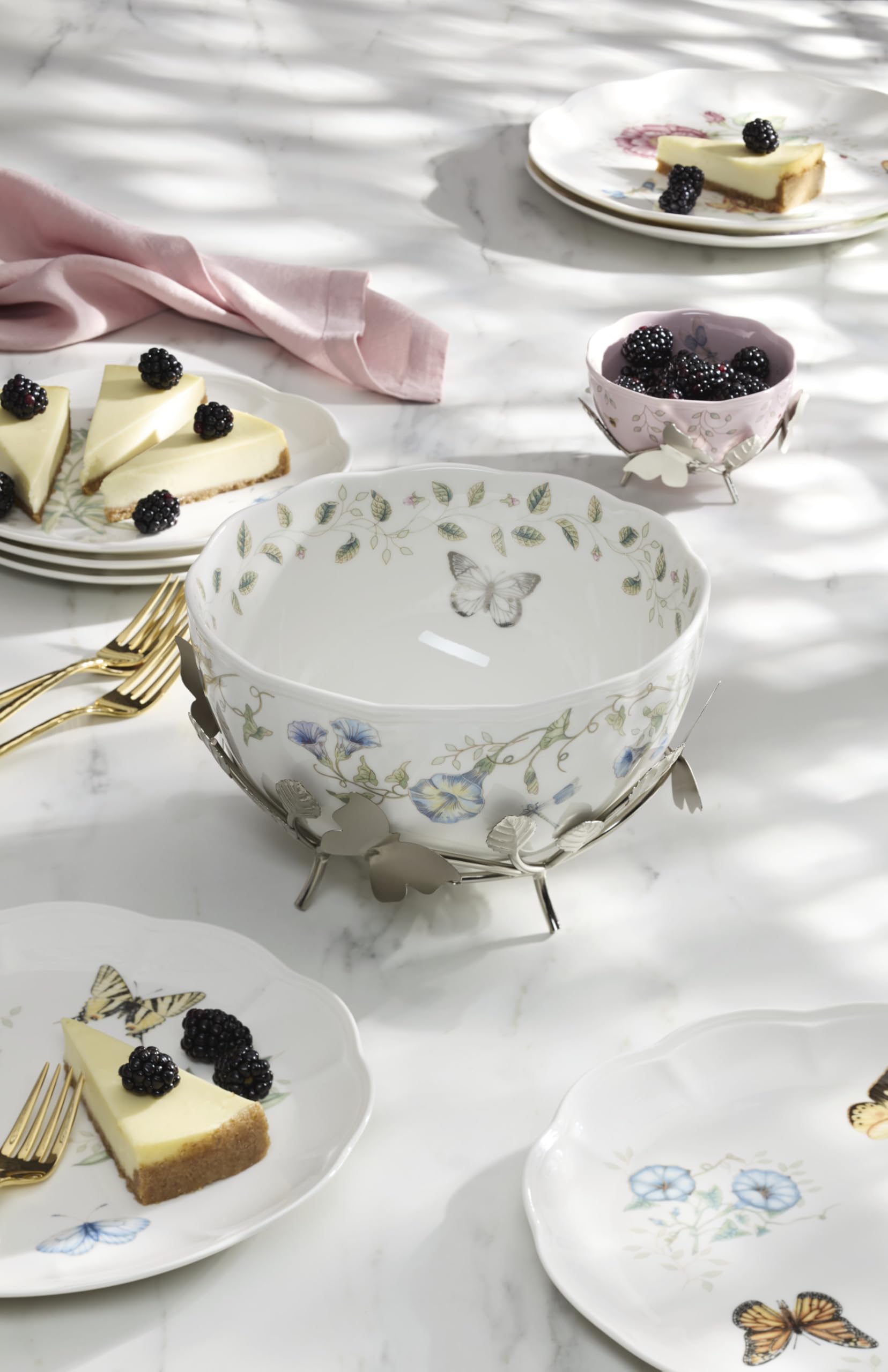 Lenox 897925 Butterfly Meadow Bowl With Stand